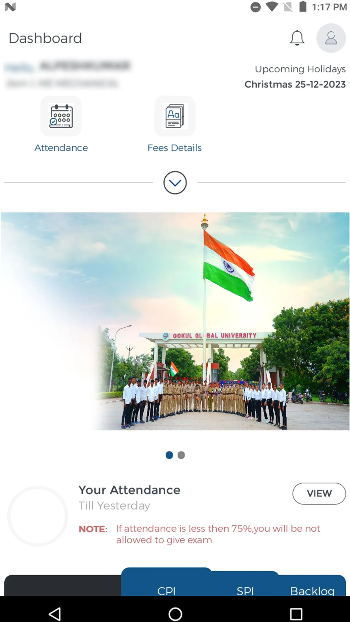 Gokul Global University | Indus Appstore | Screenshot