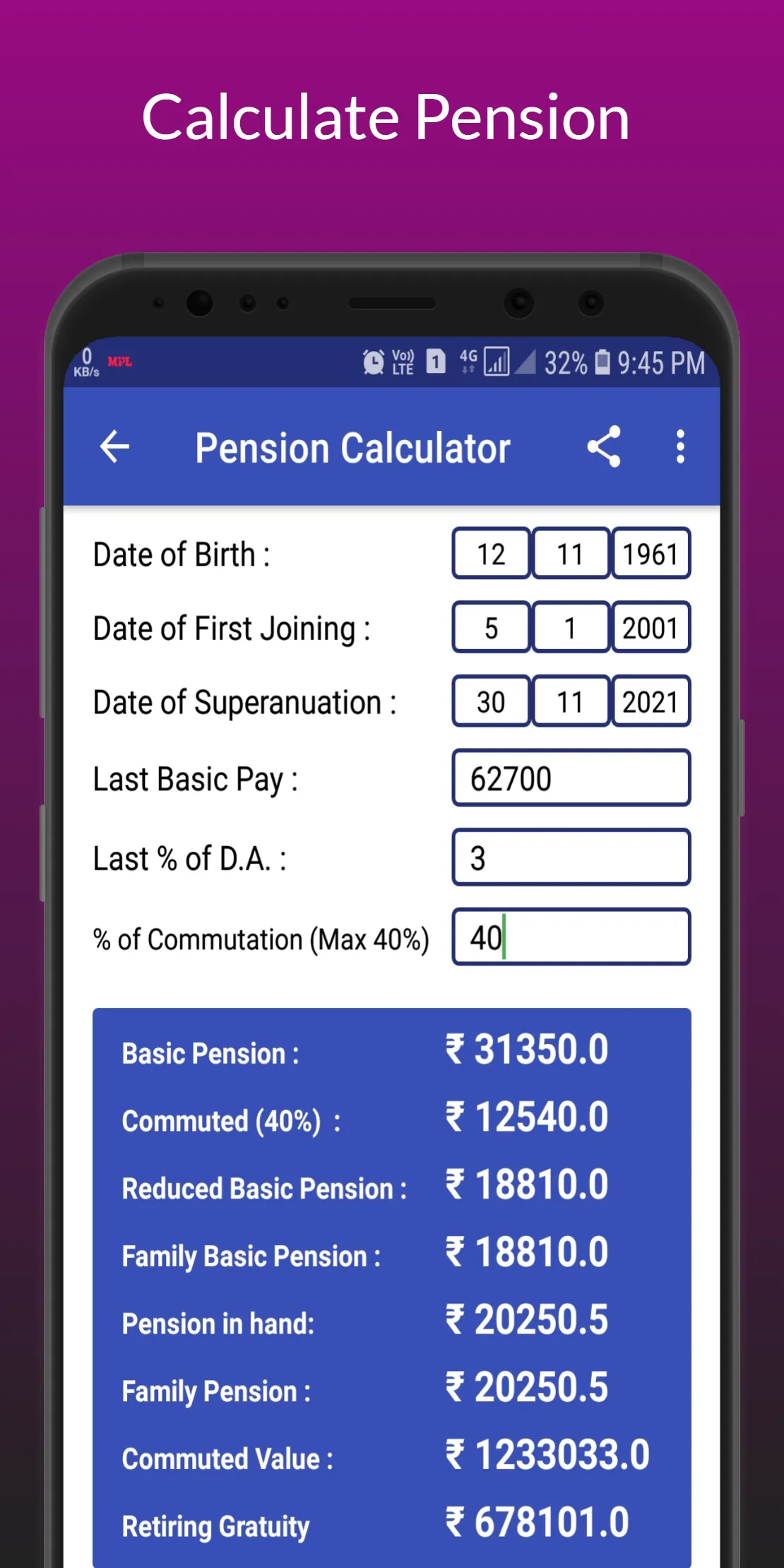 Essential | Salary Calculator | Indus Appstore | Screenshot