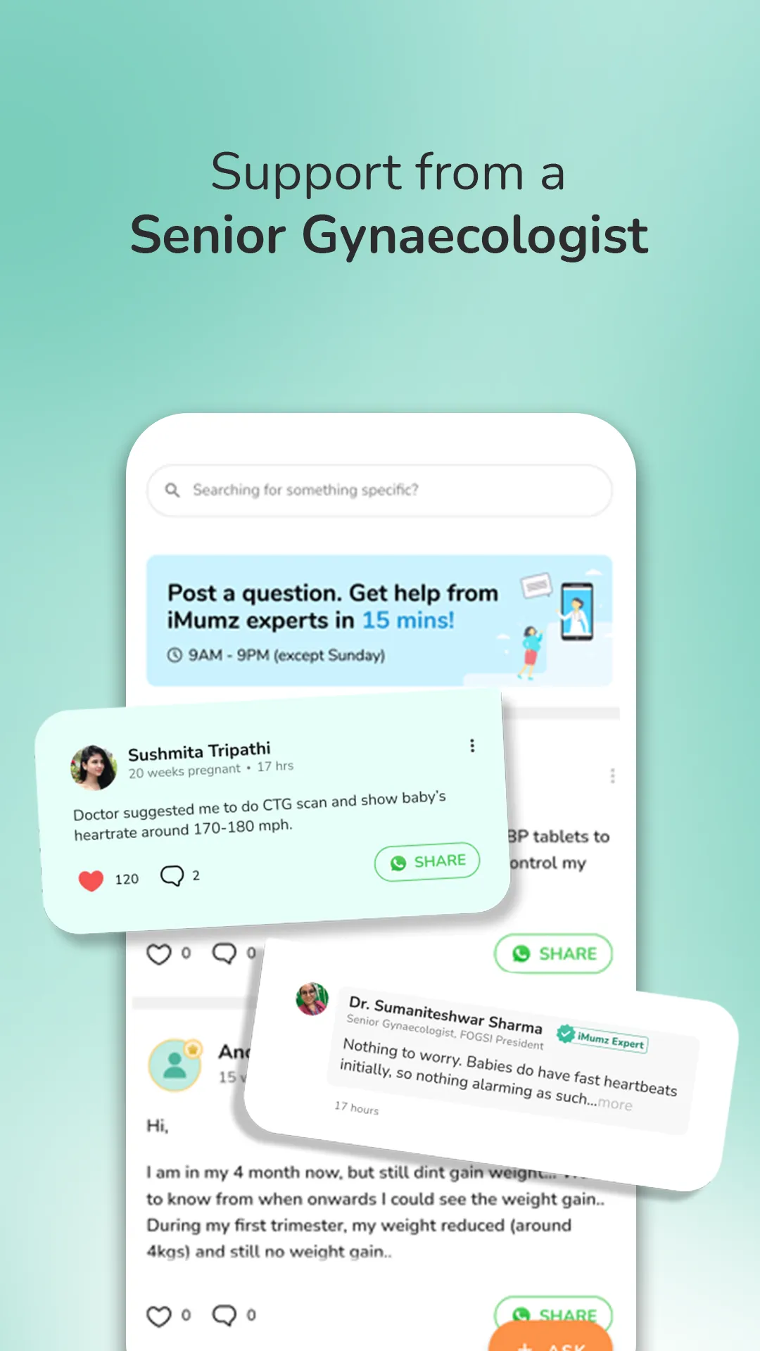 iMumz - Pregnancy & Parenting | Indus Appstore | Screenshot