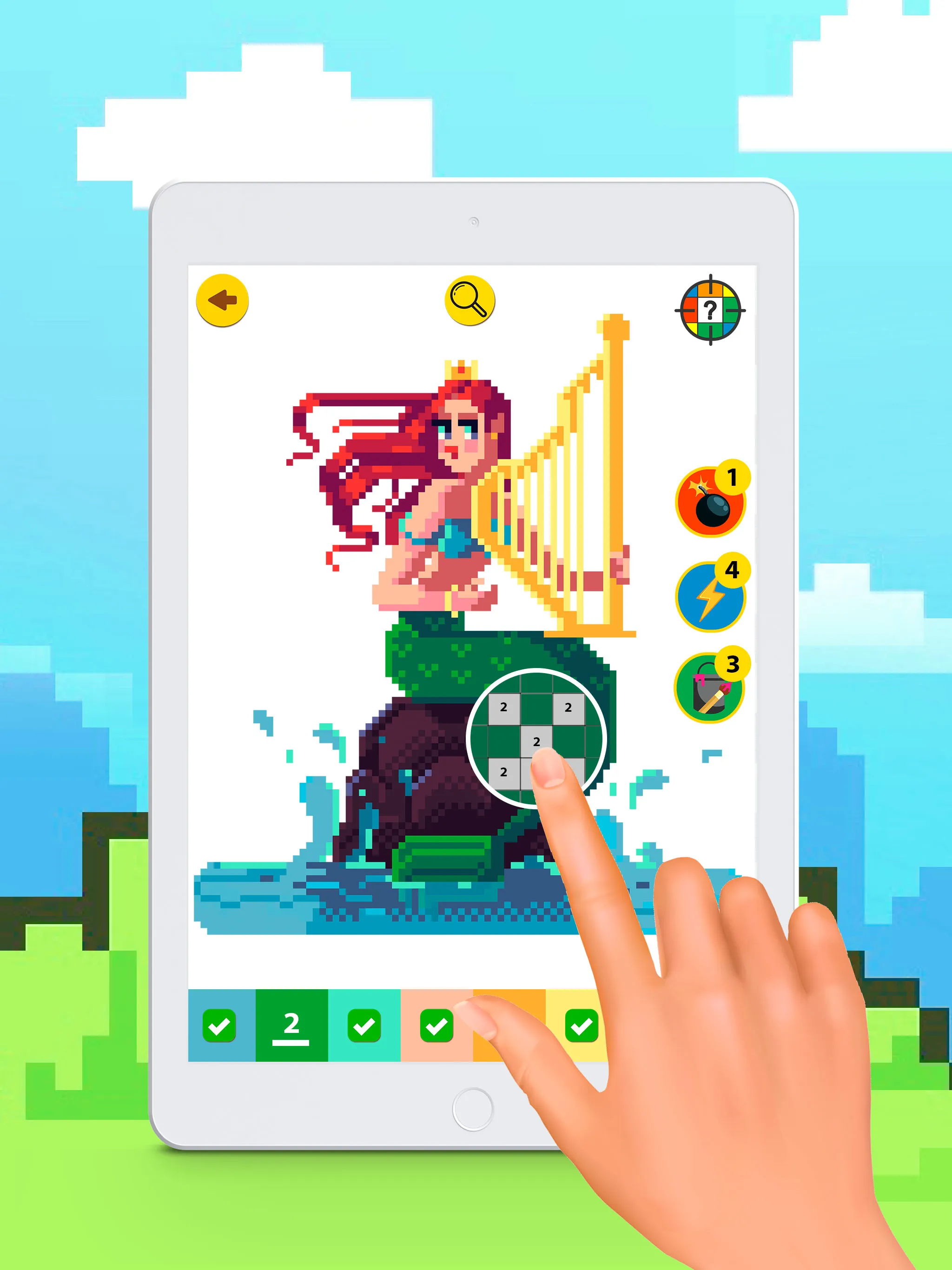 Pixel Art Coloring by Number | Indus Appstore | Screenshot