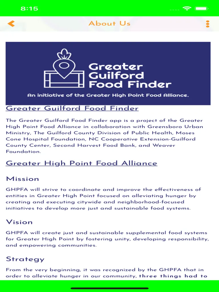 Greater Guilford Food Finder | Indus Appstore | Screenshot