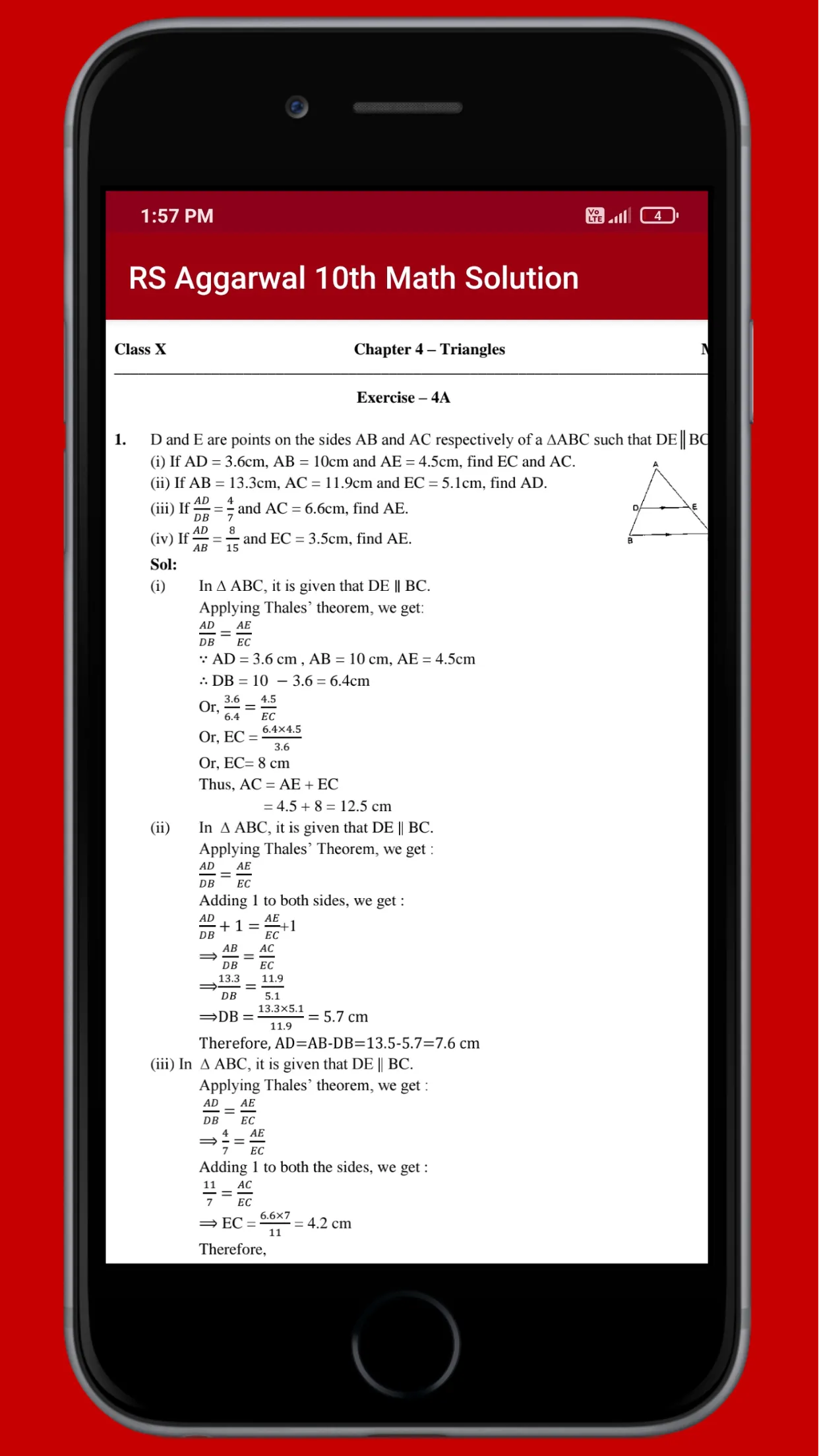 RS Aggarwal 10th Math Solution | Indus Appstore | Screenshot