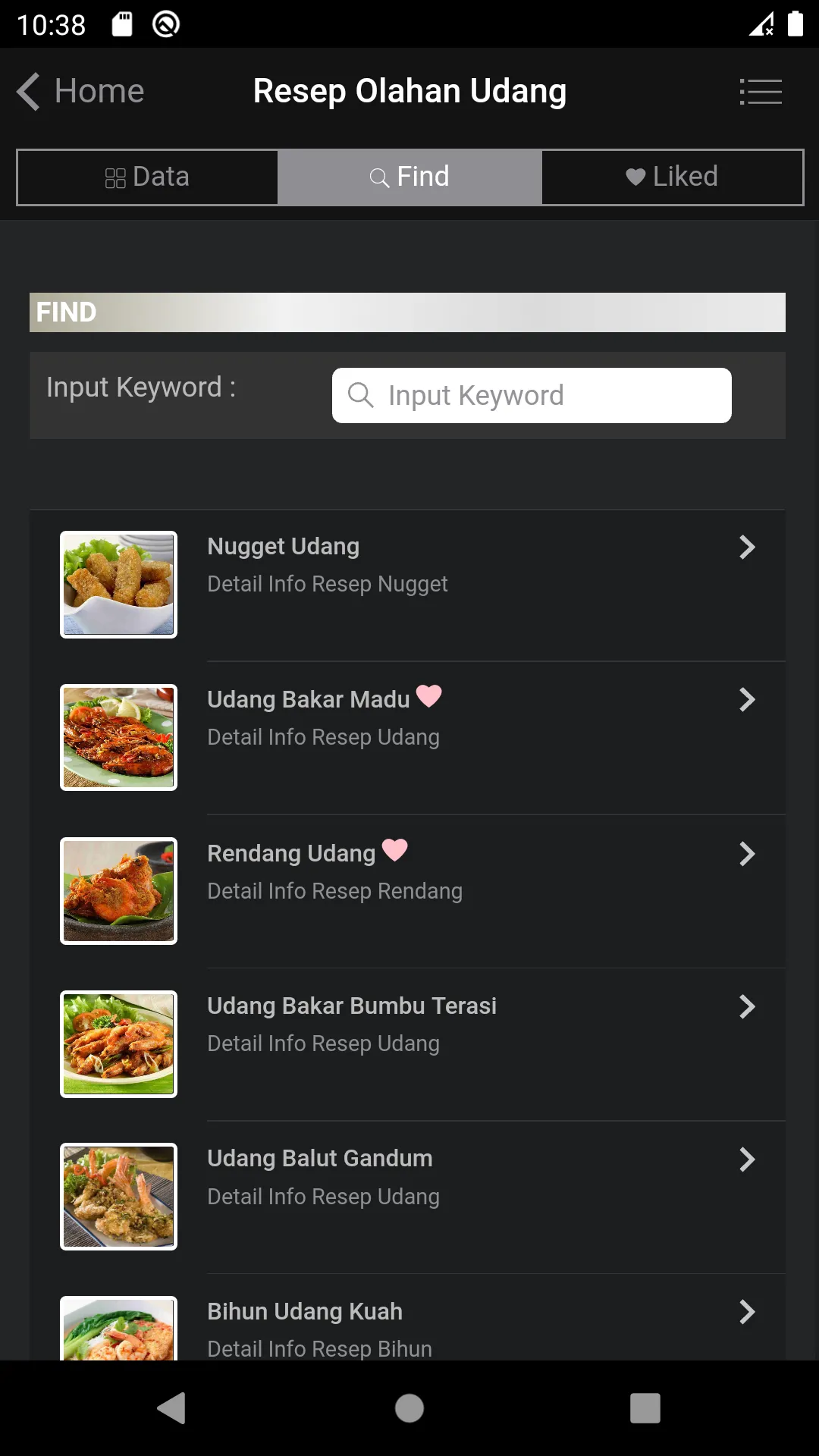 Resep Memasak Udang Lezat | Indus Appstore | Screenshot