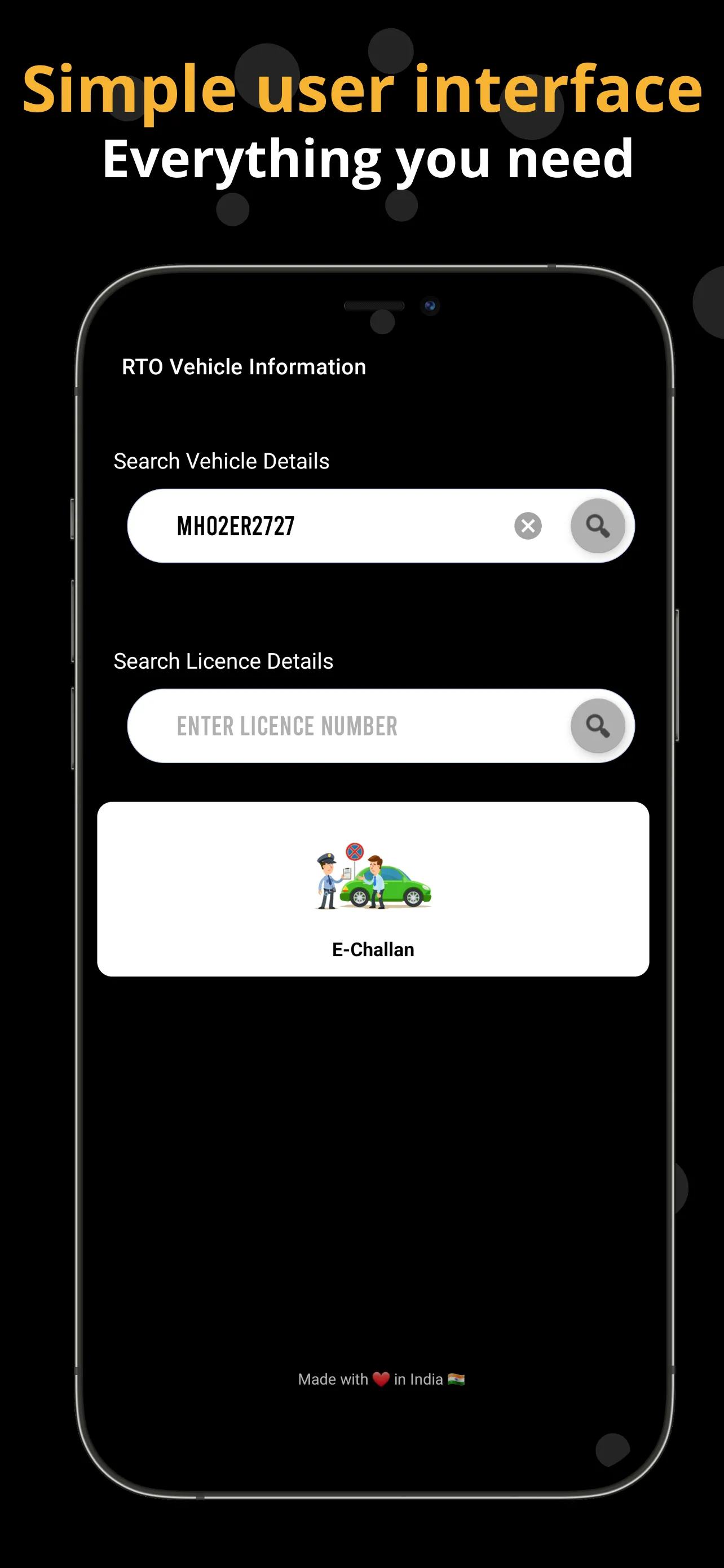 Bike RTO Vehicle Info app | Indus Appstore | Screenshot