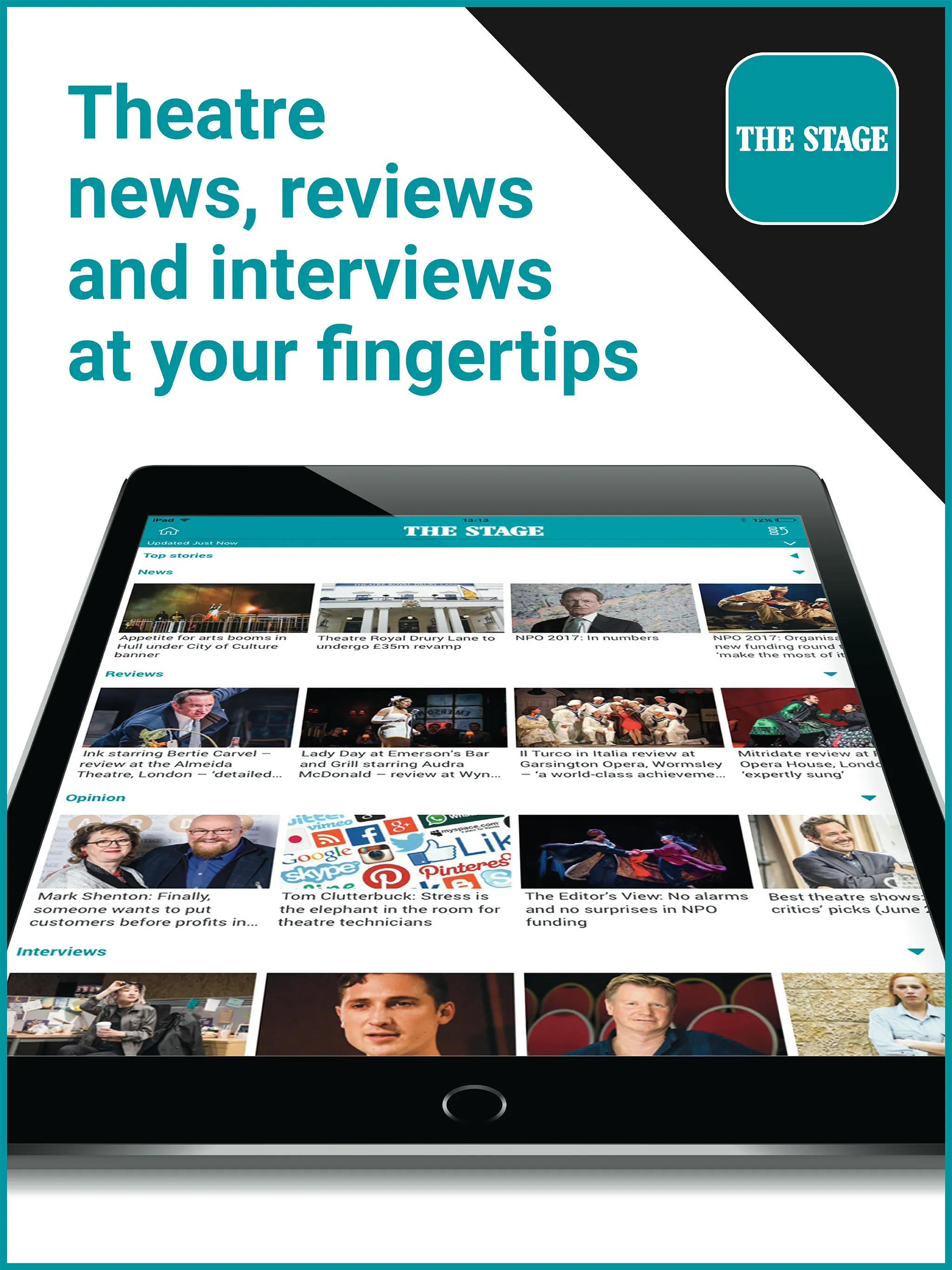 The Stage: Theatre News, Revie | Indus Appstore | Screenshot