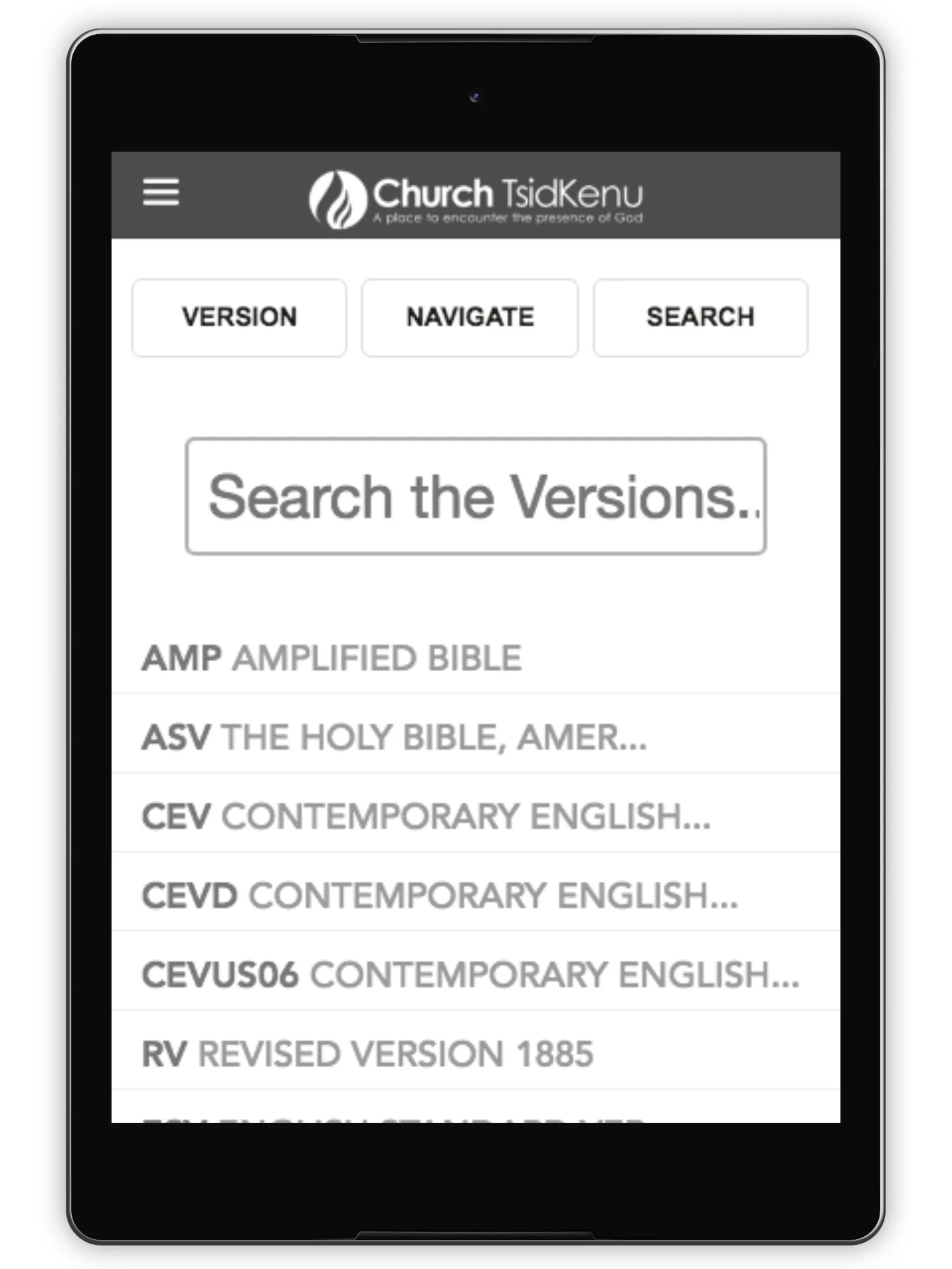 Church Tsidkenu | Indus Appstore | Screenshot