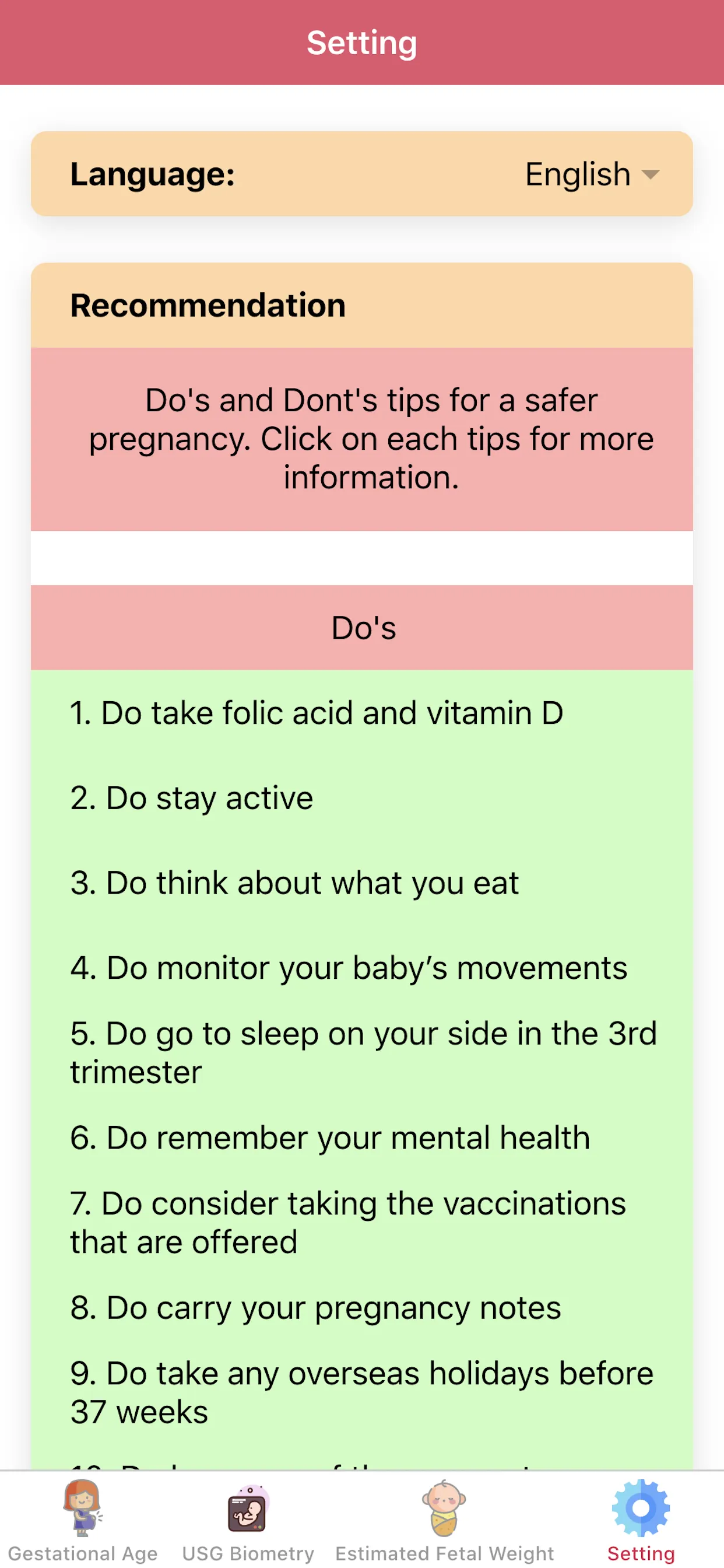 Pregnancy Calculator Pro | Indus Appstore | Screenshot