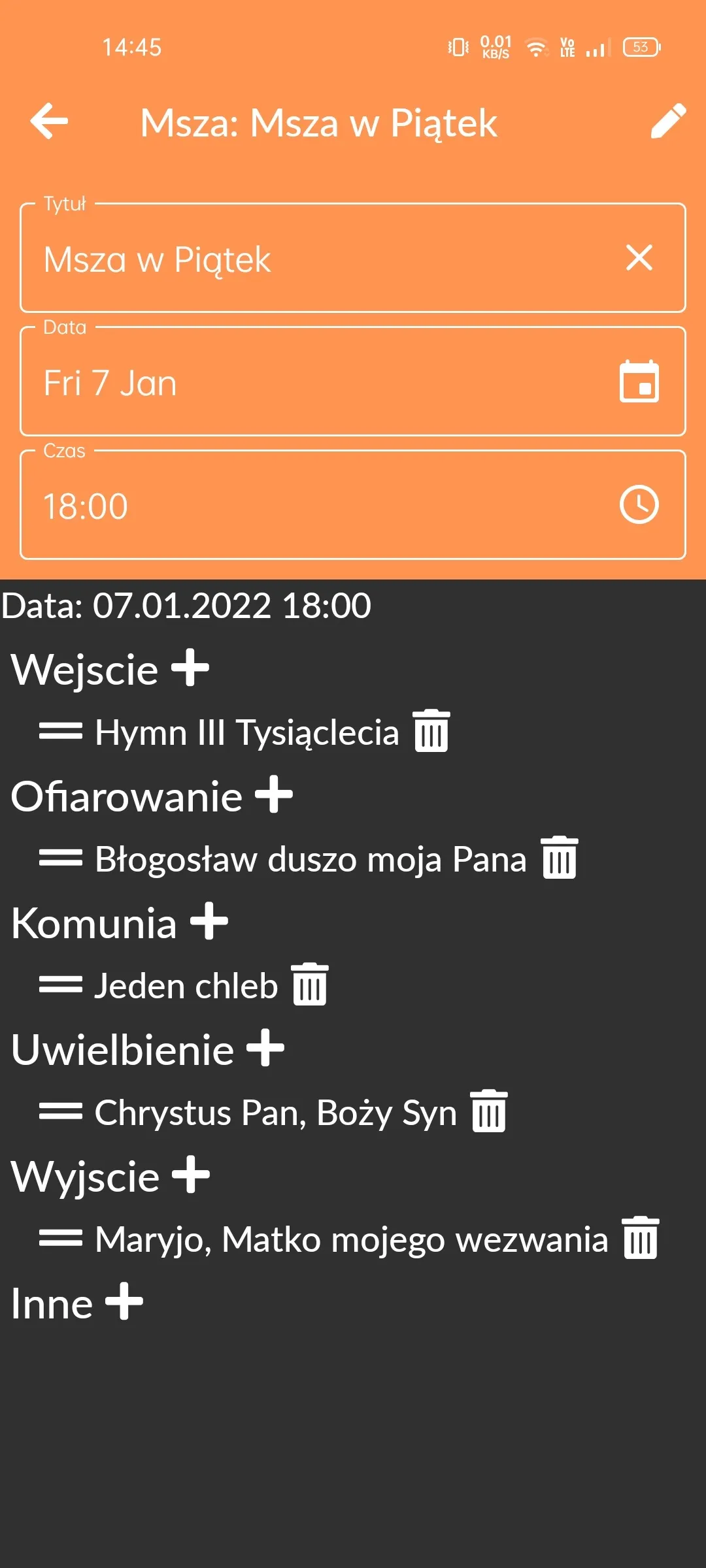 Śpiewnik SWE | Indus Appstore | Screenshot