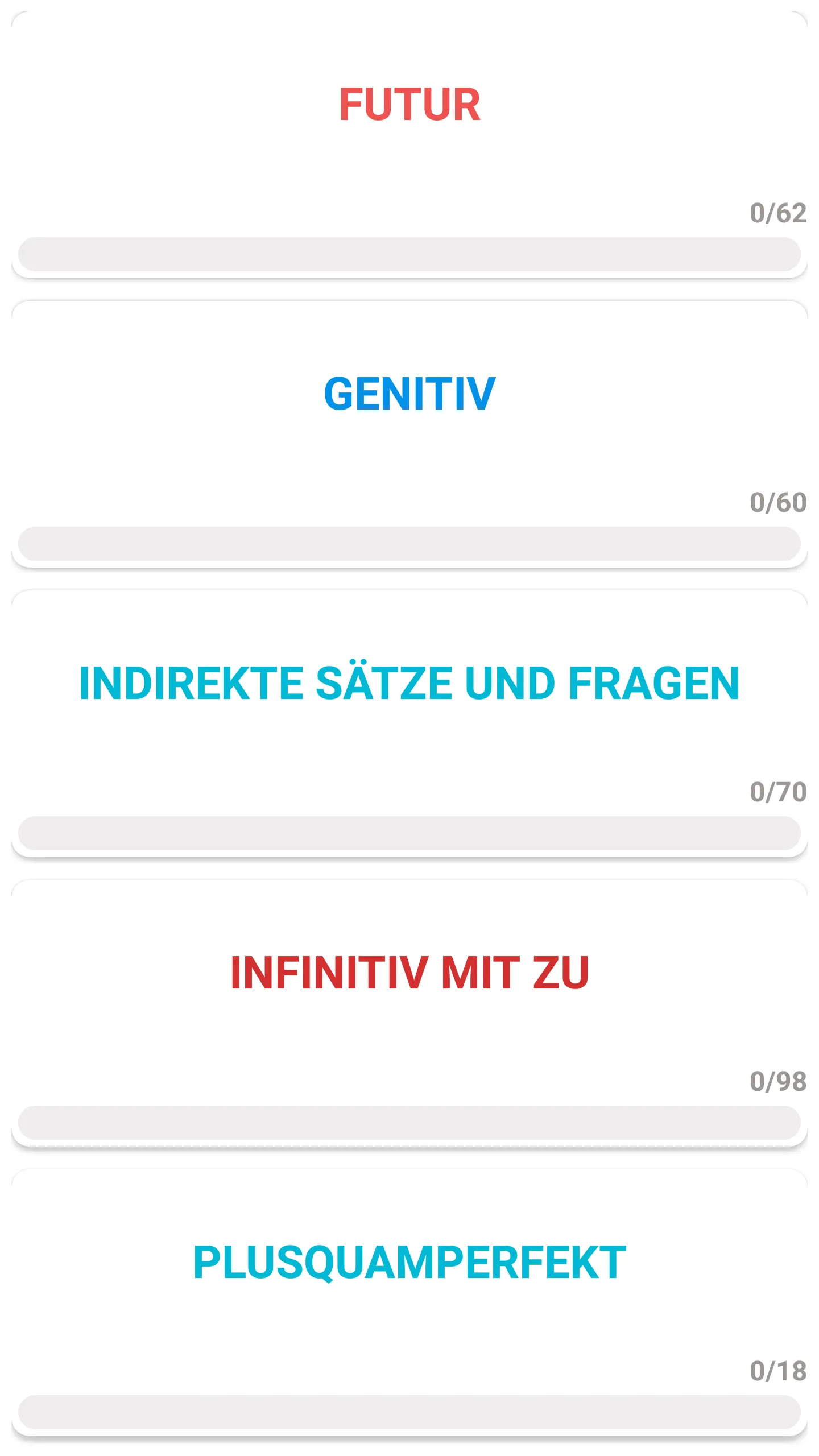 Test zur deutsch grammatik | Indus Appstore | Screenshot