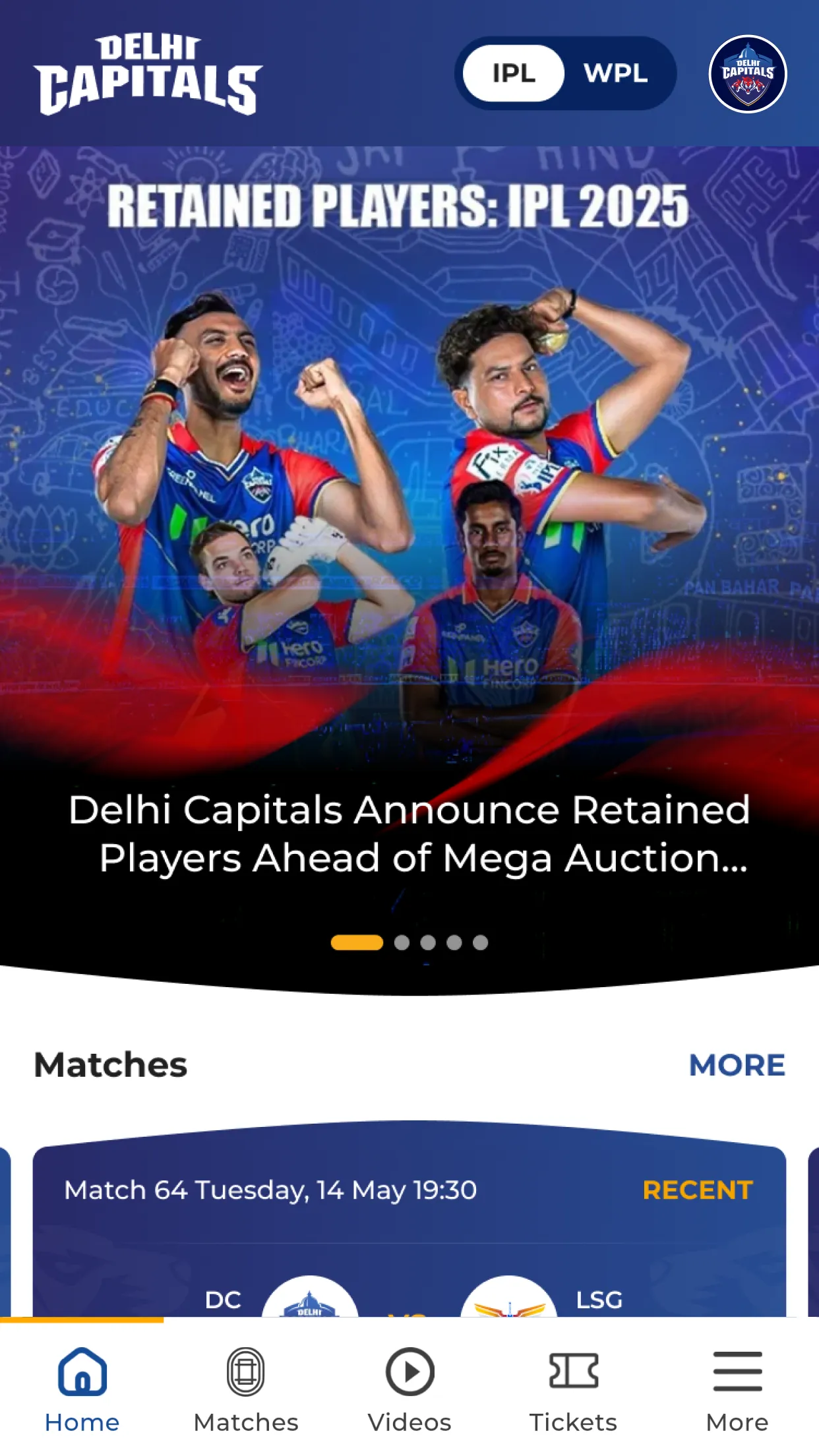 Delhi Capitals Official App | Indus Appstore | Screenshot