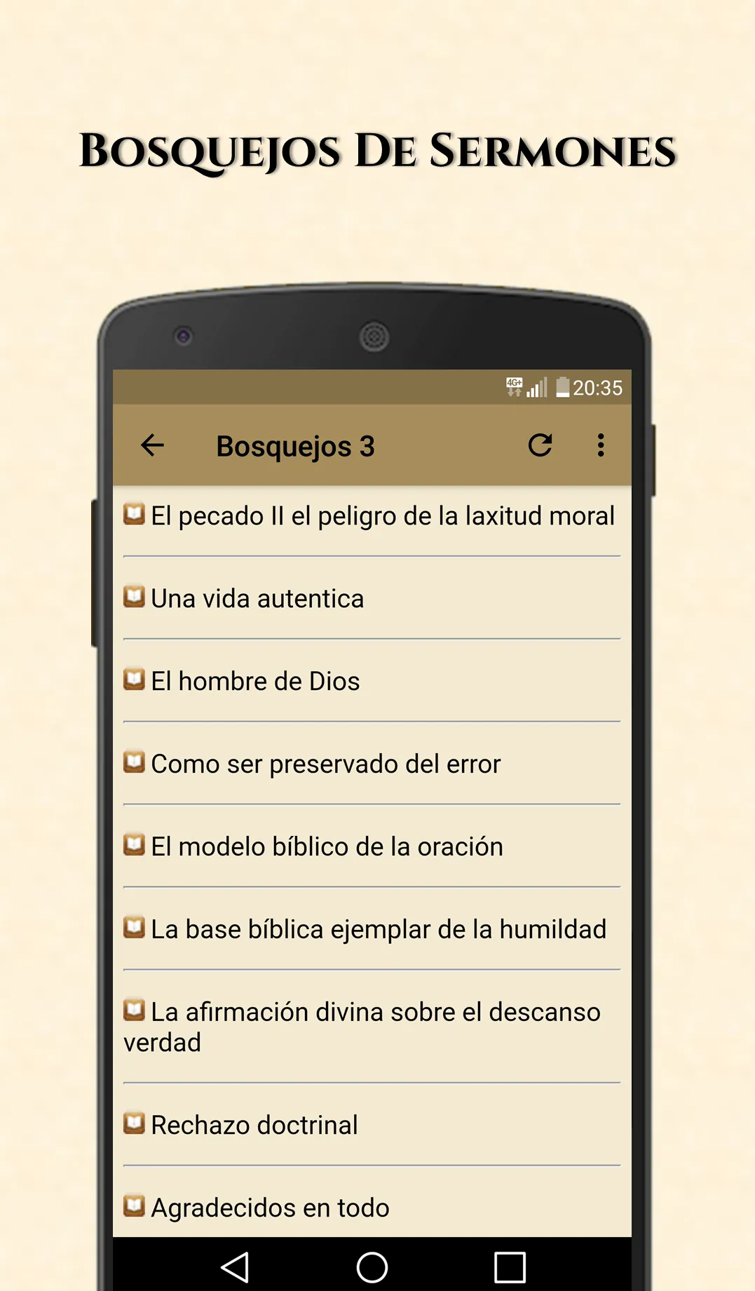 Bosquejos de Sermones | Indus Appstore | Screenshot