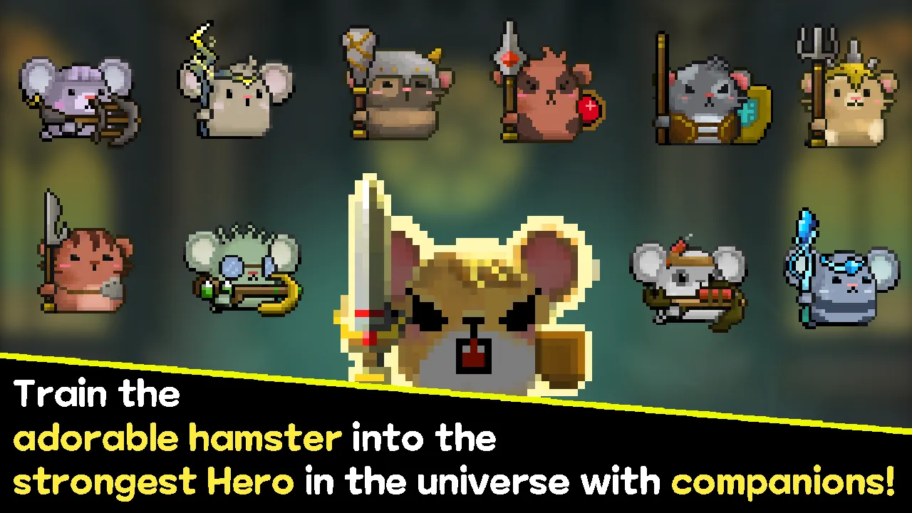 Hamster Hero - Idle RPG | Indus Appstore | Screenshot