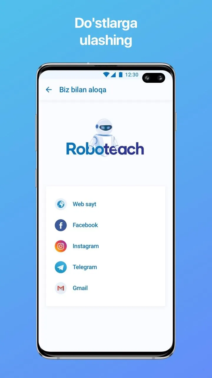 Roboteach - Masofaviy ta'lim! | Indus Appstore | Screenshot