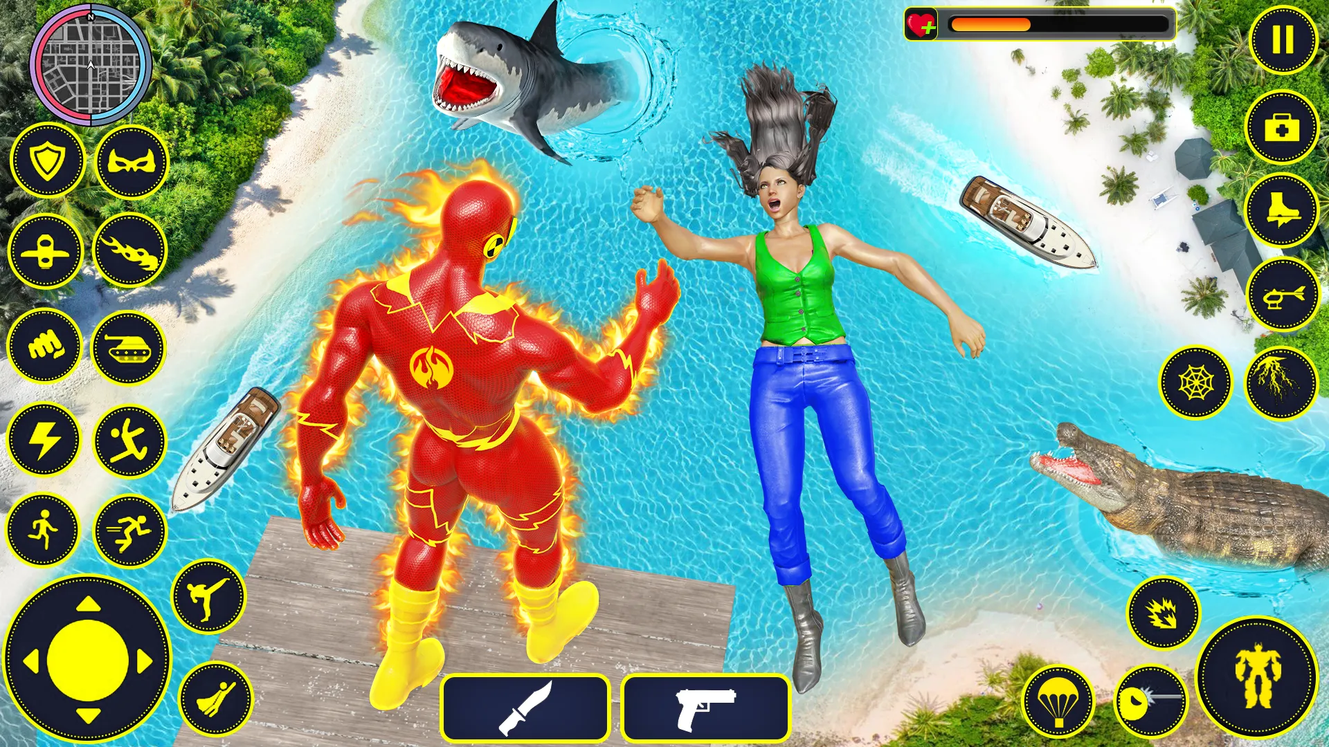 Fire Hero Robot Rescue Mission | Indus Appstore | Screenshot