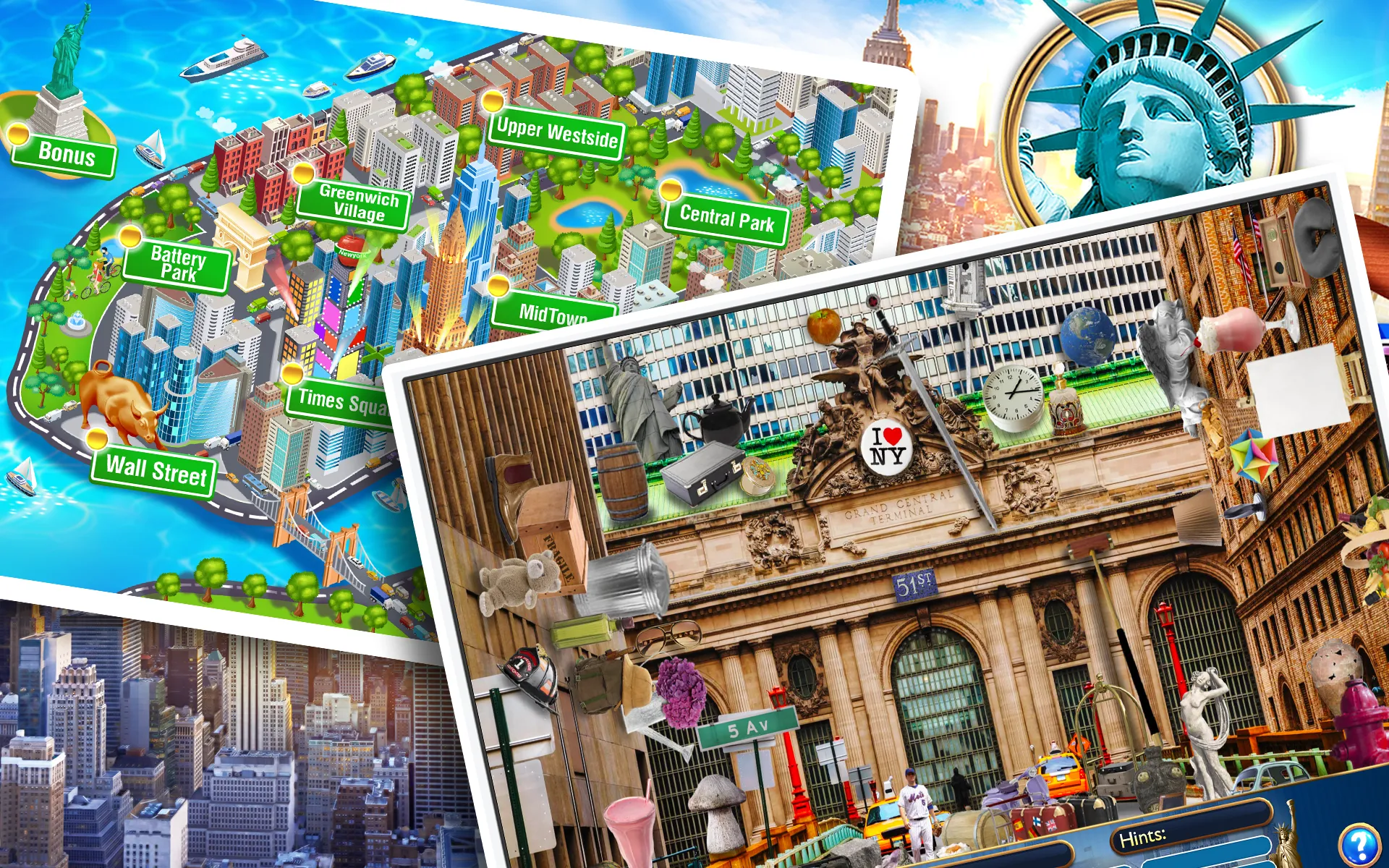 Hidden Objects New York City | Indus Appstore | Screenshot