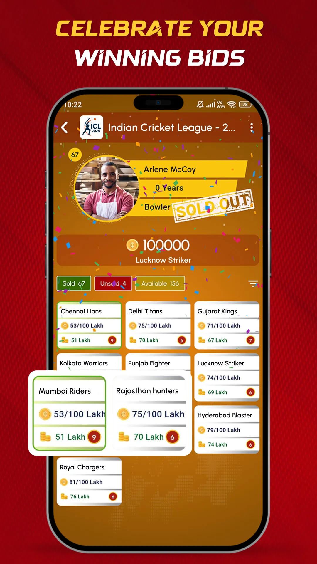 CricAuction™ - Cricket Auction | Indus Appstore | Screenshot