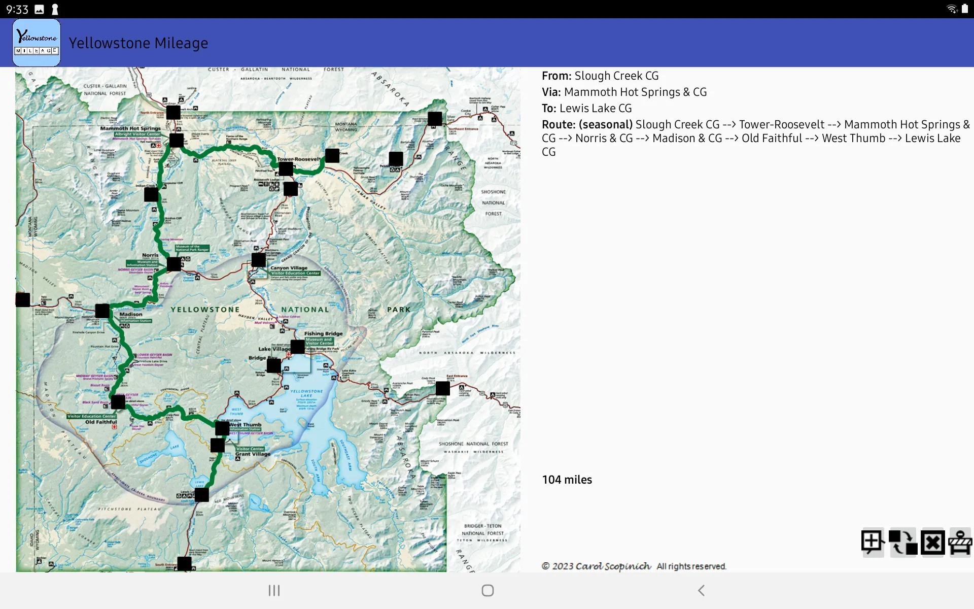 Yellowstone Mileage | Indus Appstore | Screenshot