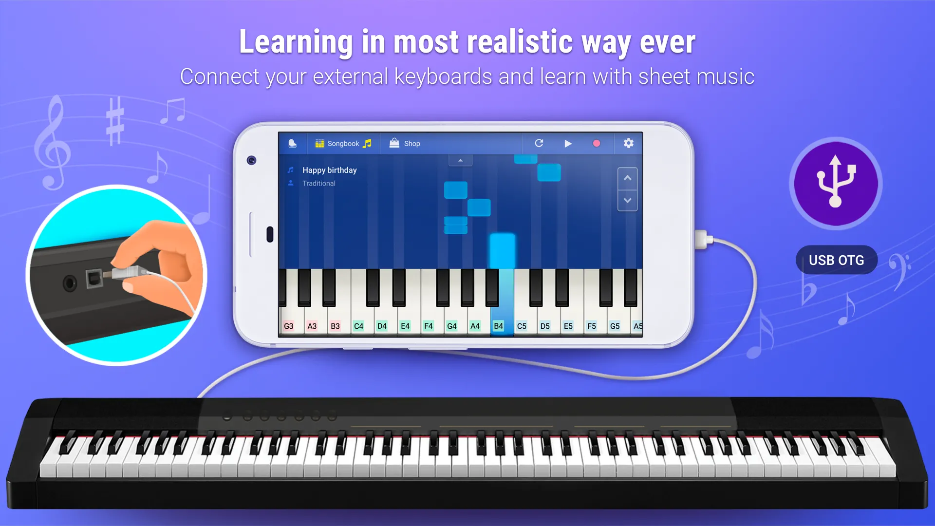 Piano + | Indus Appstore | Screenshot