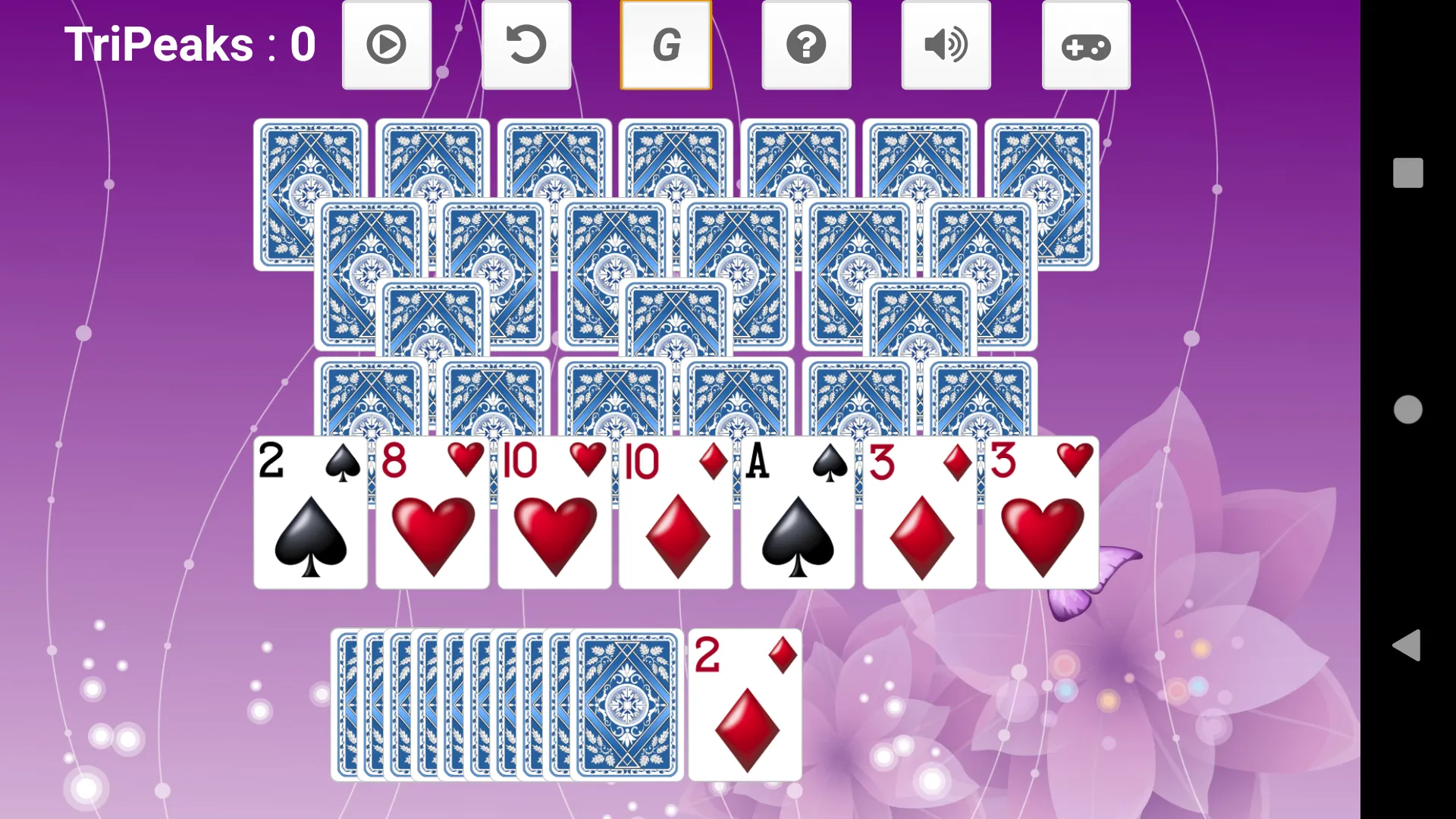 Tri-Peaks Solitaire | Indus Appstore | Screenshot