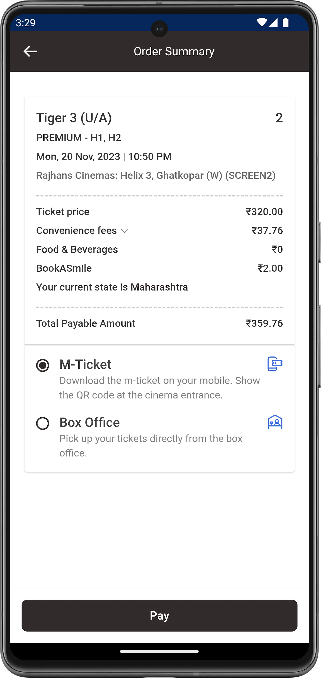 Rajhans Cinemas | Indus Appstore | Screenshot