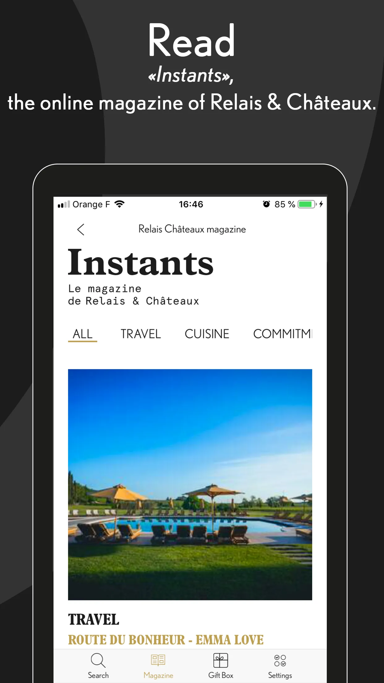 Relais et Châteaux | Indus Appstore | Screenshot