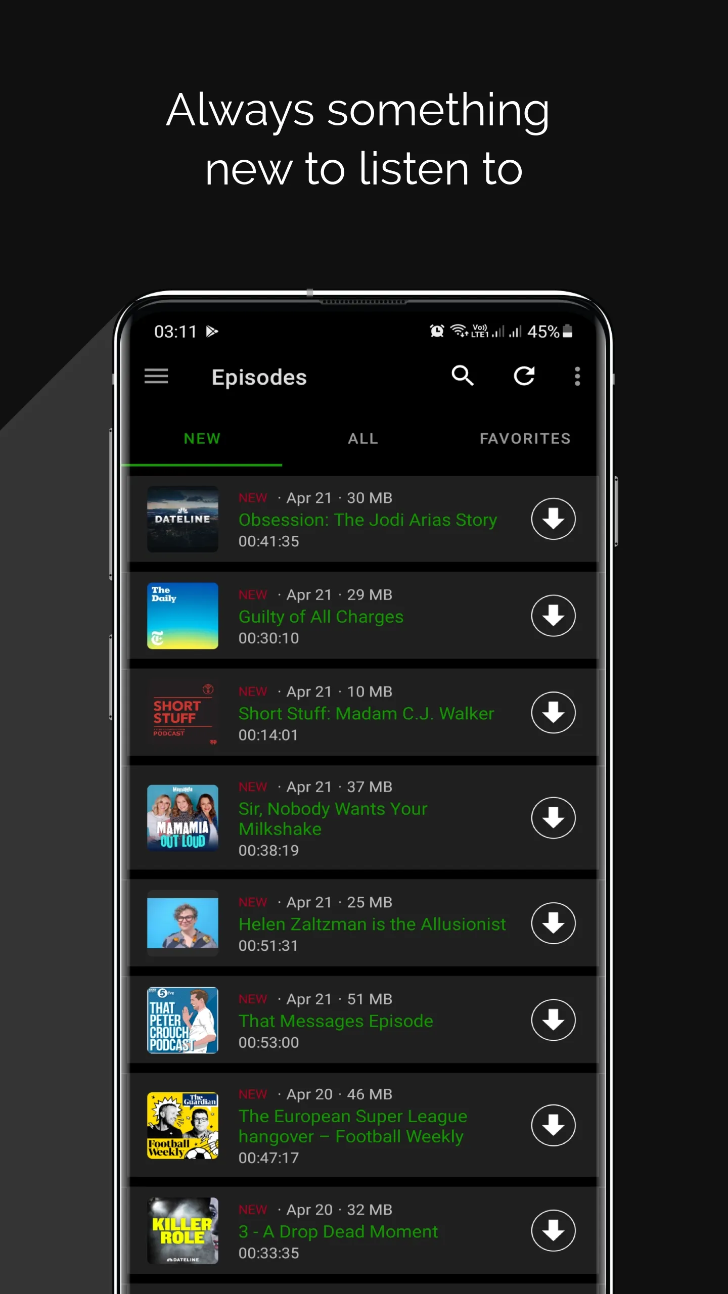 PeaCast - Podcast player | Indus Appstore | Screenshot