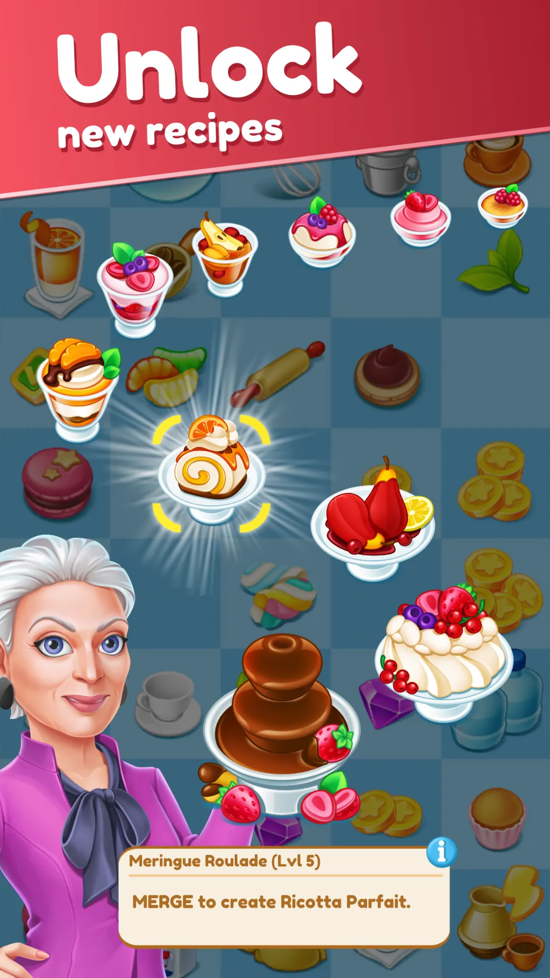 Joy Cafe: Tasty Merge Games | Indus Appstore | Screenshot