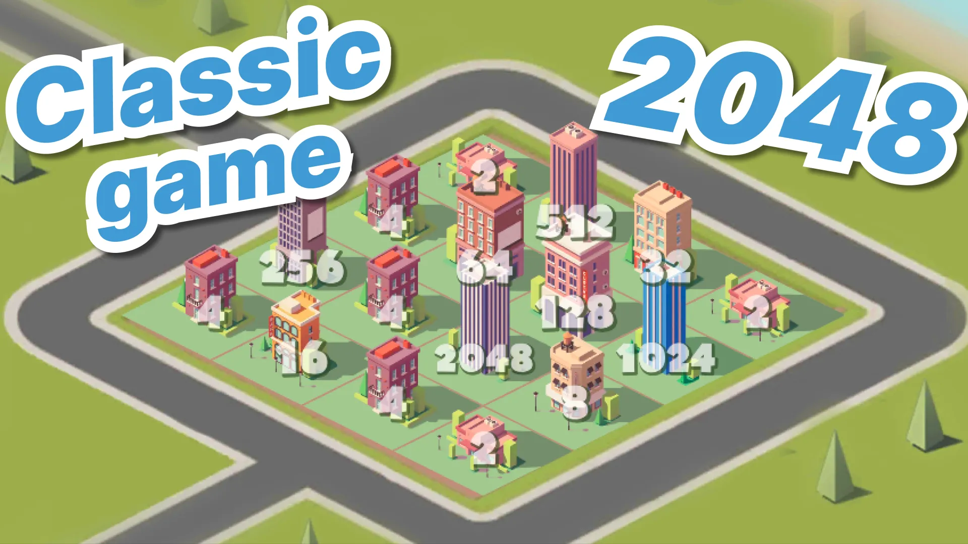 City Game 2048: Puzzle tile | Indus Appstore | Screenshot