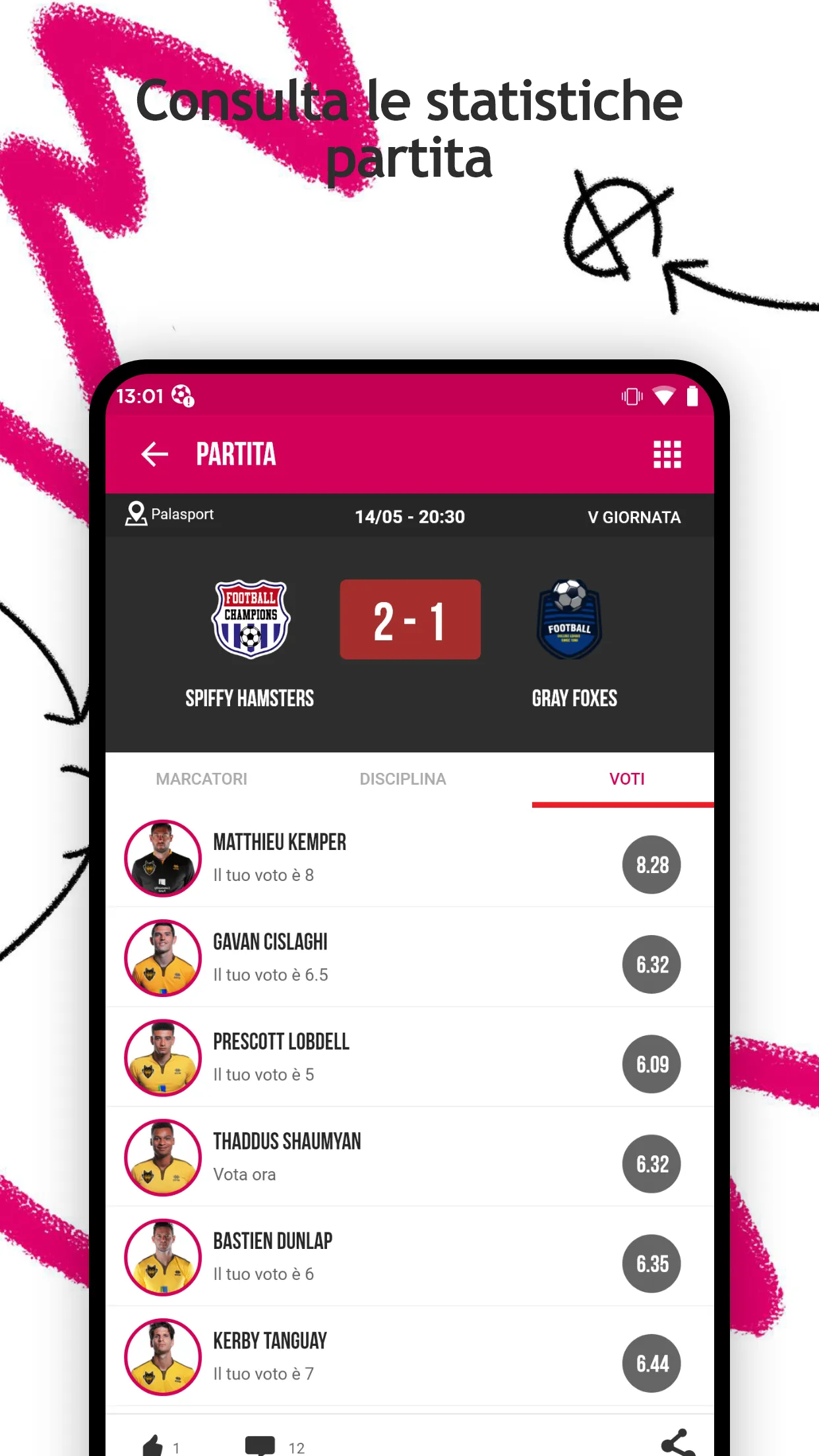 Gazzetta Football League | Indus Appstore | Screenshot