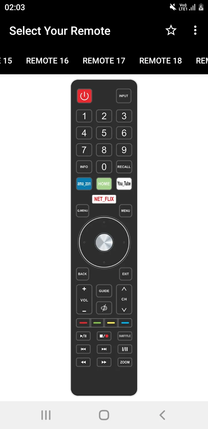 JVC TV Remote | Indus Appstore | Screenshot