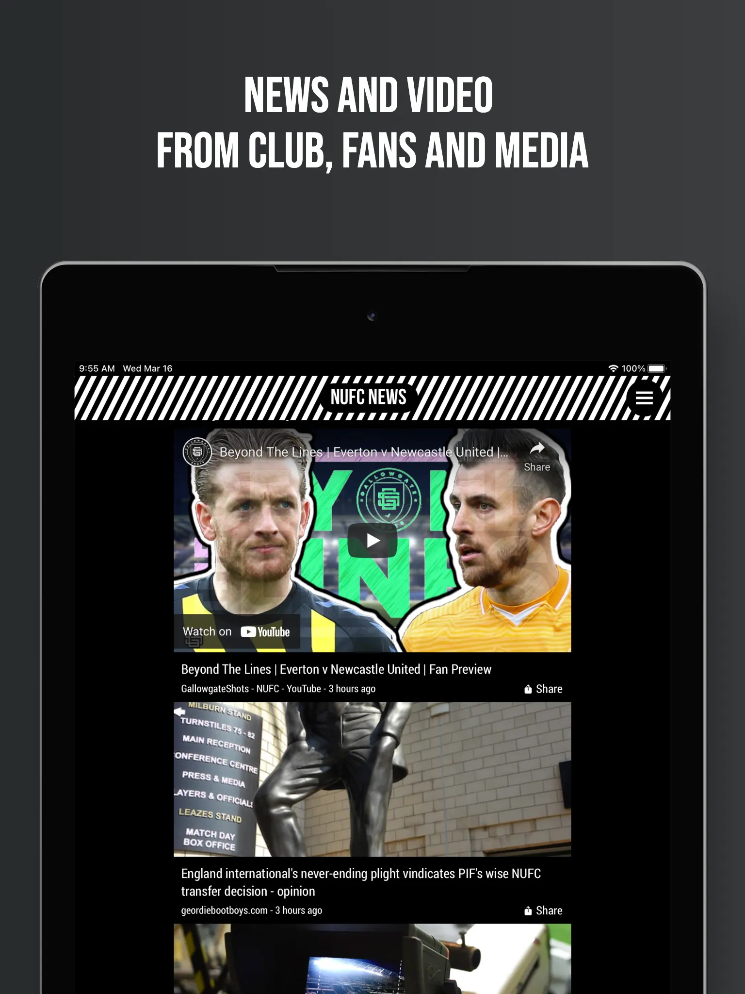 NUFC News - Fan App | Indus Appstore | Screenshot