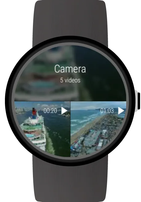 Video Gallery for Wear OS | Indus Appstore | Screenshot