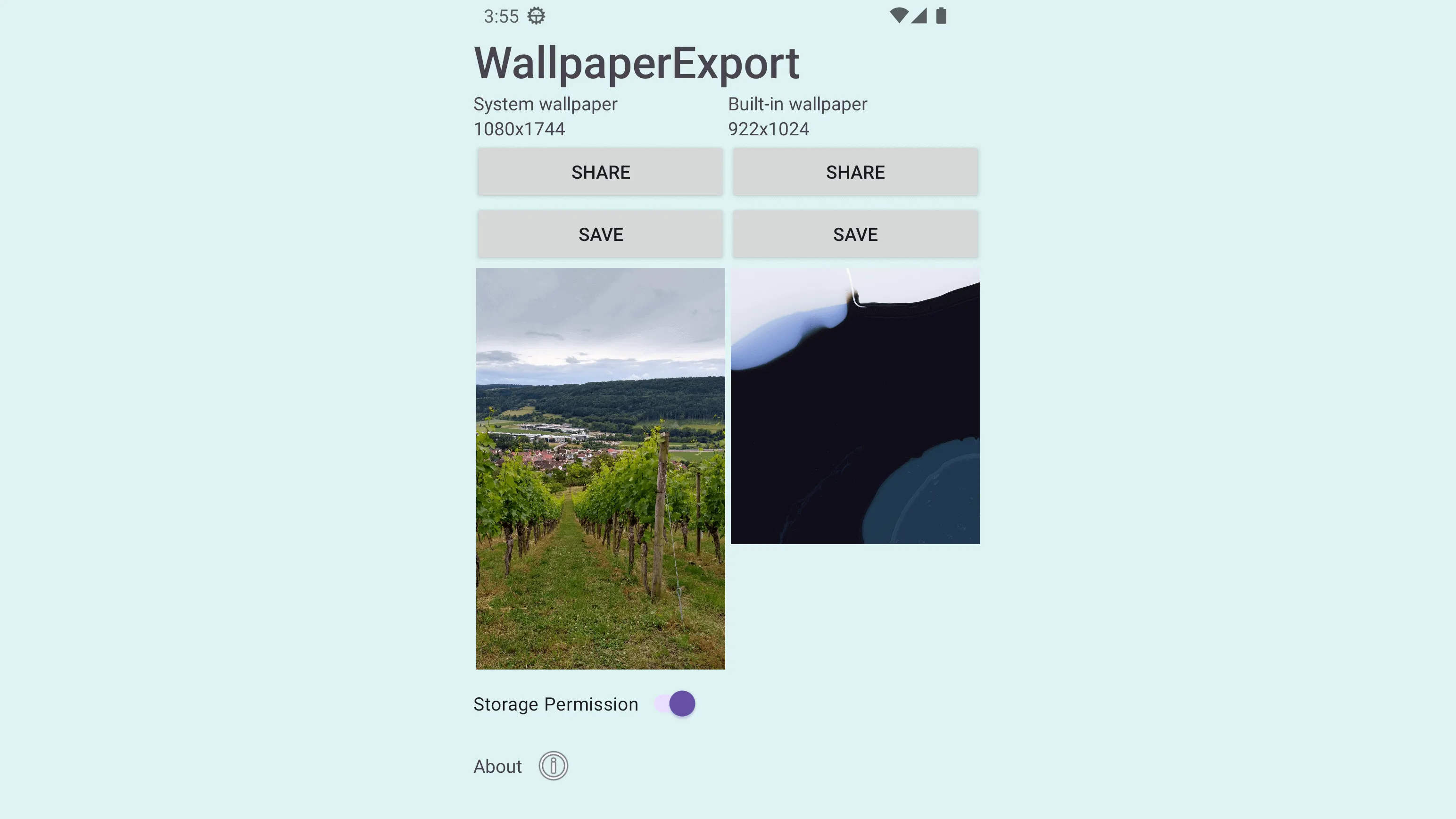 WallpaperExport Backup & Share | Indus Appstore | Screenshot