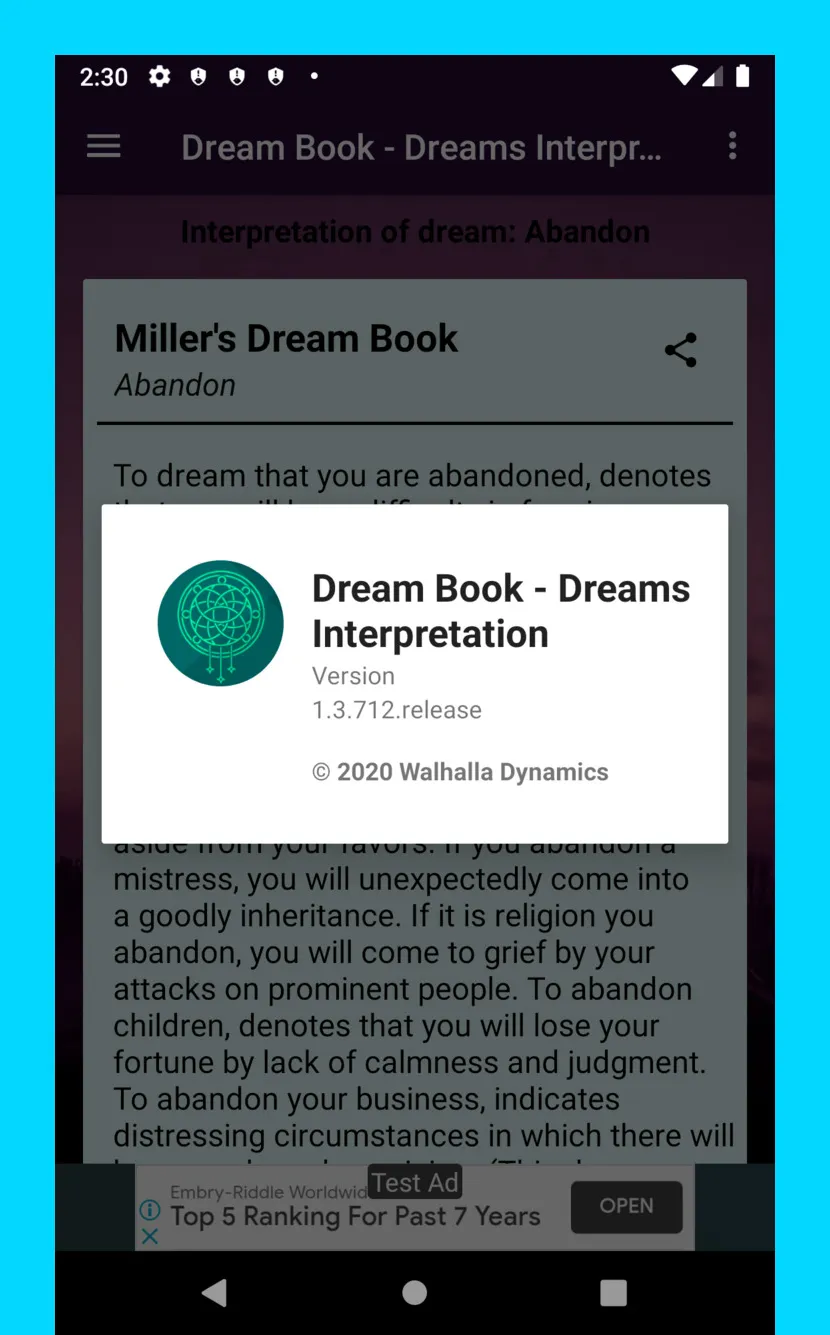 Dreams Dictionary | Indus Appstore | Screenshot