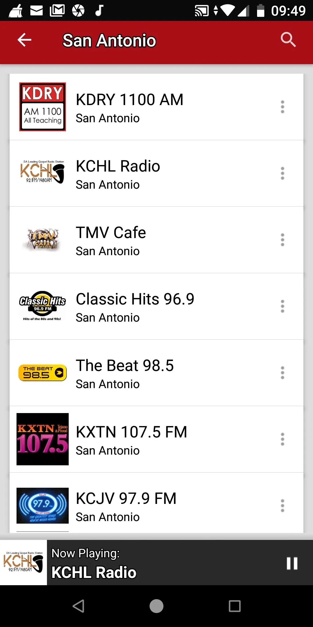 San Antonio Radio Stations | Indus Appstore | Screenshot