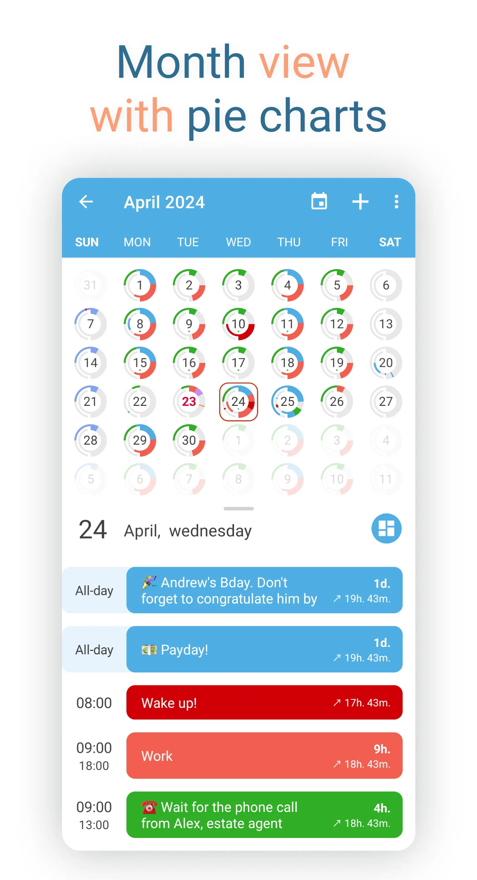 Sectograph. Day & Time planner | Indus Appstore | Screenshot