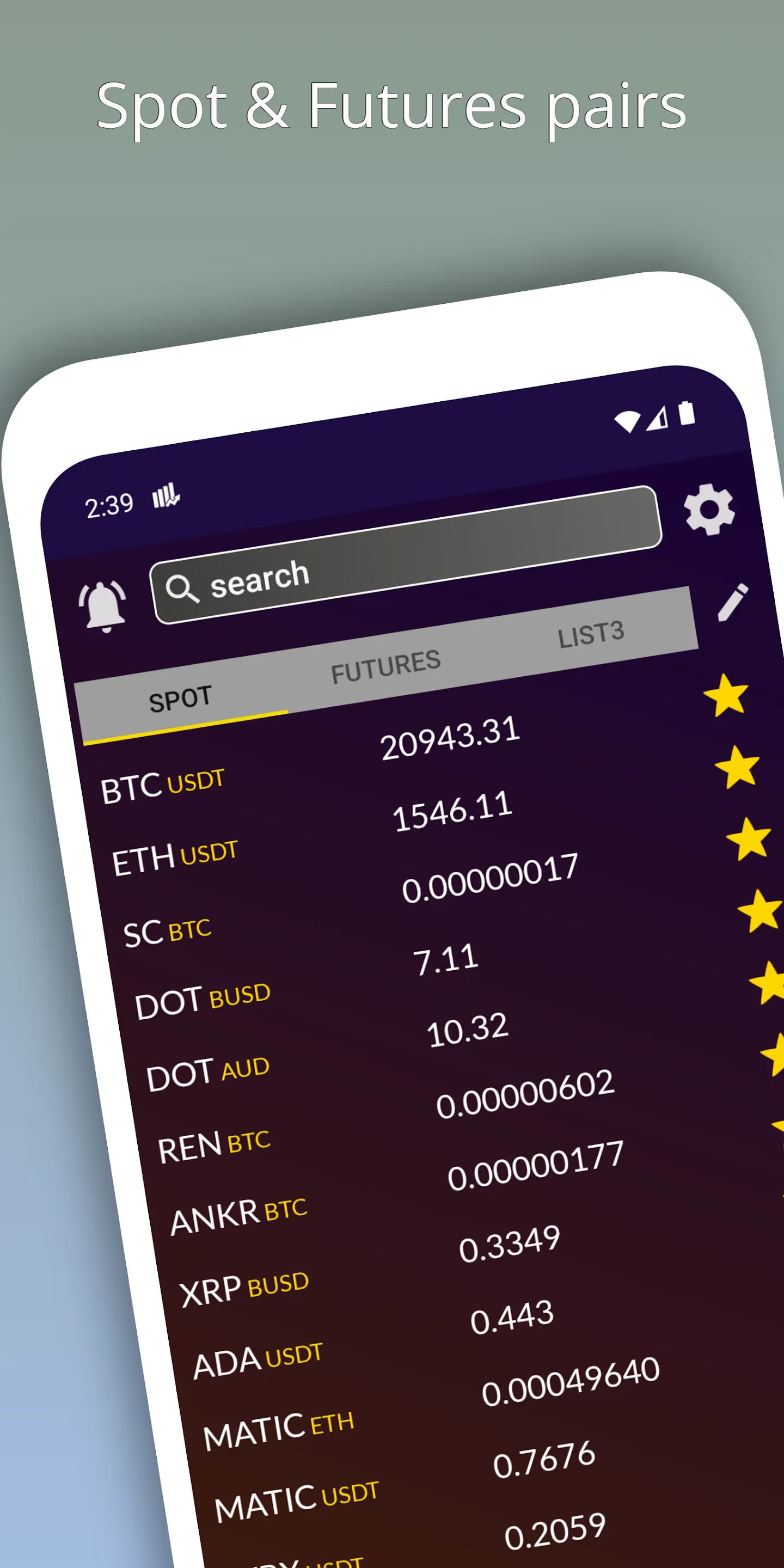 Crypto Alerts - For binance | Indus Appstore | Screenshot