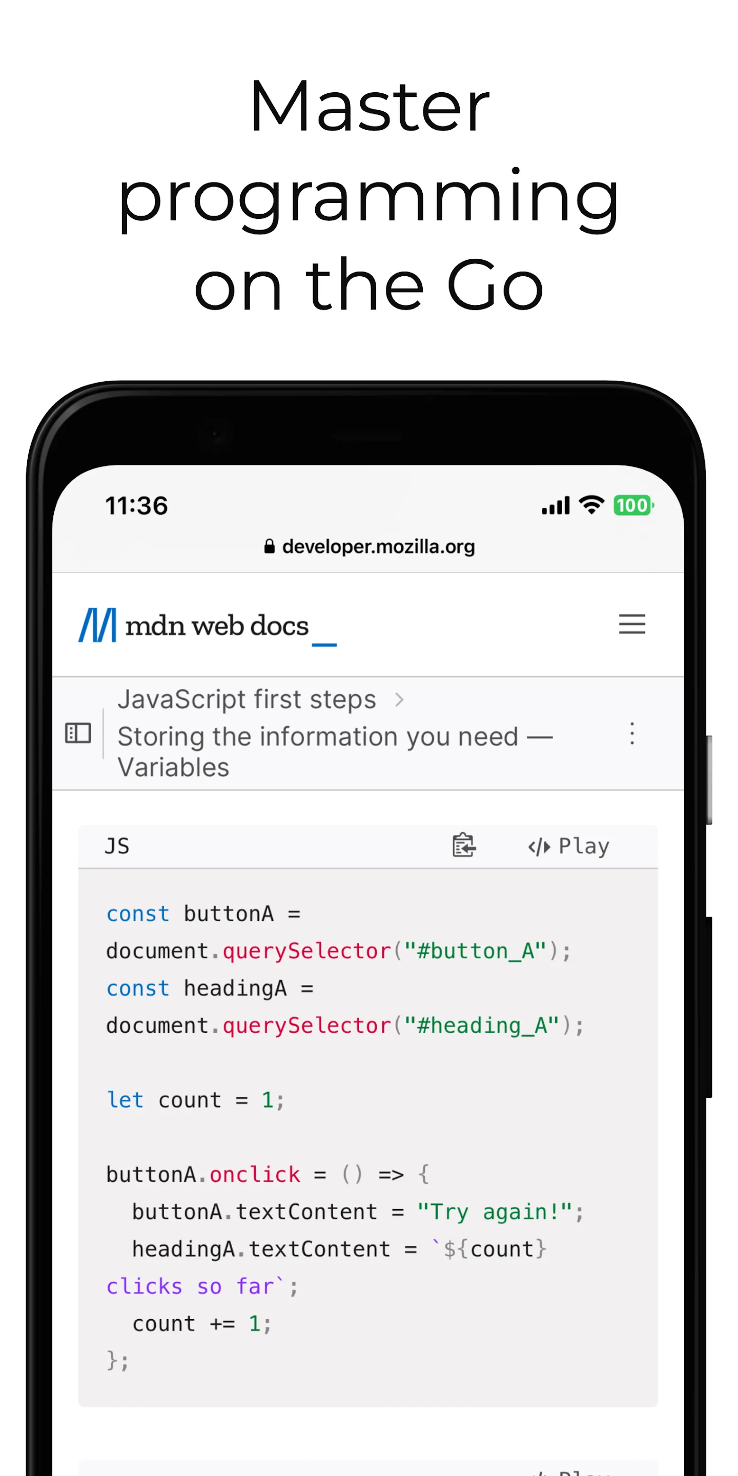 JavaScript Coding Editor & IDE | Indus Appstore | Screenshot