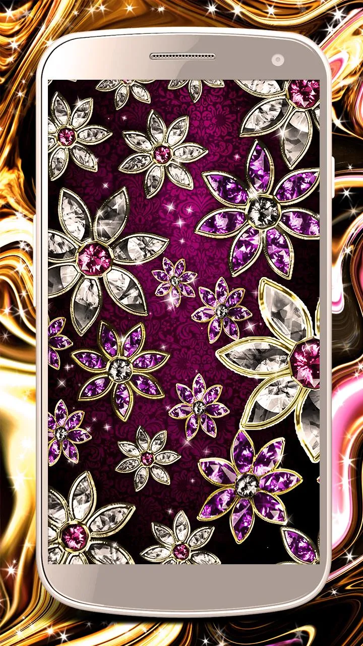Diamond live wallpaper – glitt | Indus Appstore | Screenshot