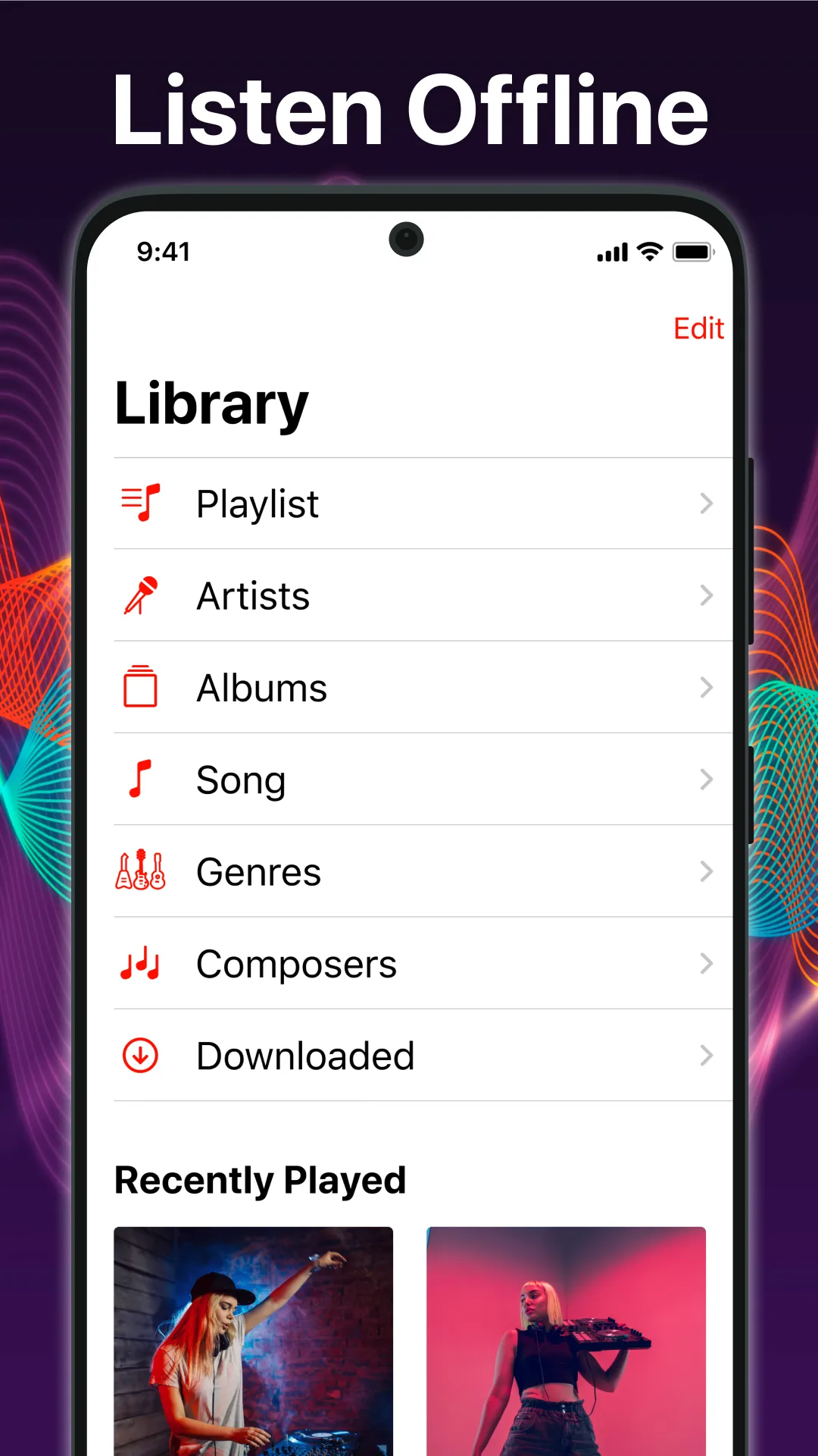 iPlayer OS17 Music Player 2024 | Indus Appstore | Screenshot