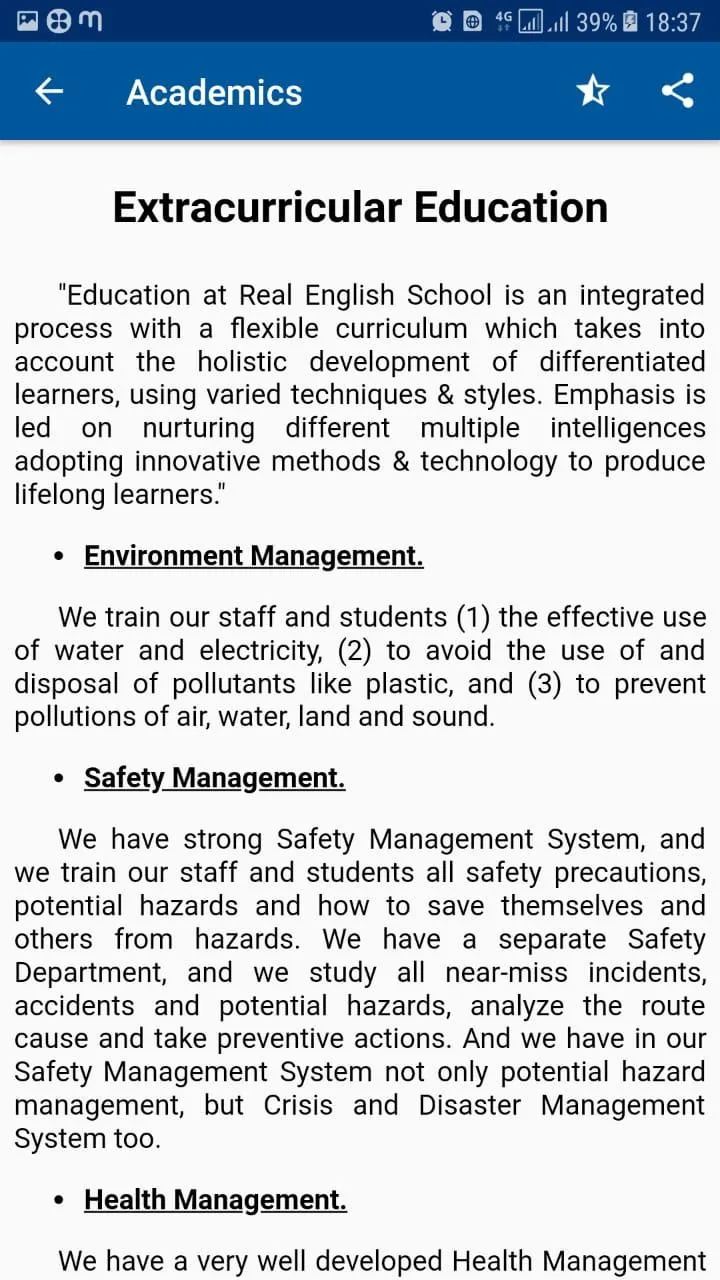 REAL ENG. SCHOOL INTERNATIONAL | Indus Appstore | Screenshot