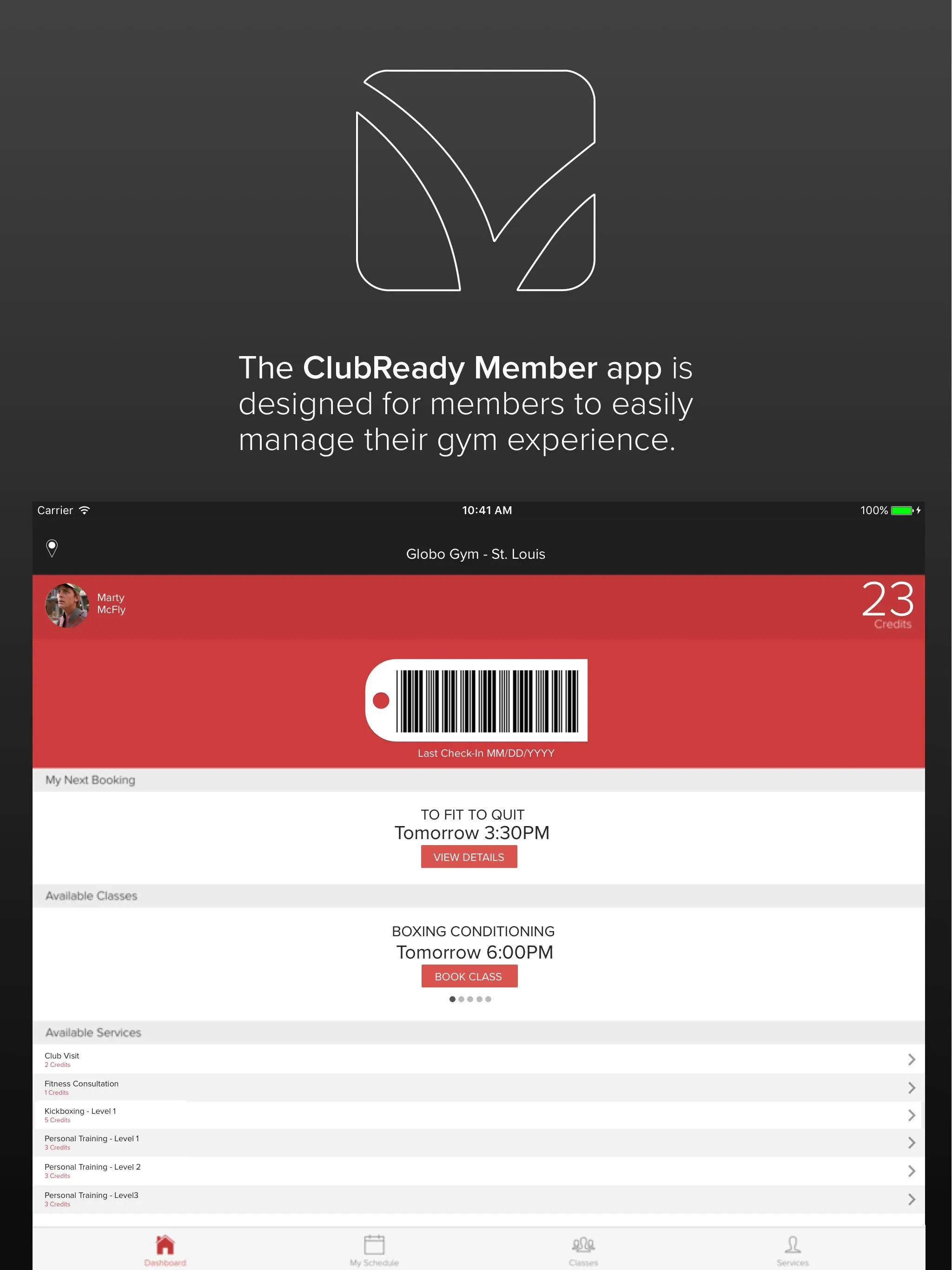 ClubReady Members | Indus Appstore | Screenshot