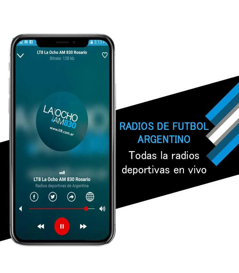 Argentine Soccer Radios | Indus Appstore | Screenshot