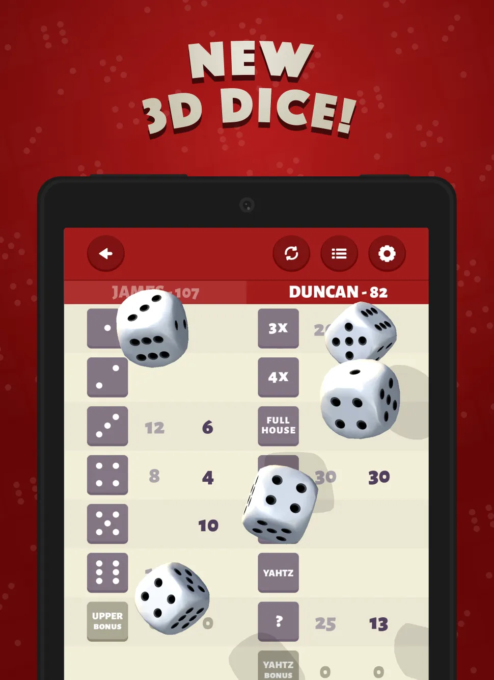 Yaht 3D - Yatzy Dice Game | Indus Appstore | Screenshot