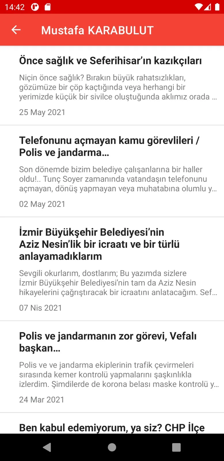 Seferihisar Yeni Haber | Indus Appstore | Screenshot