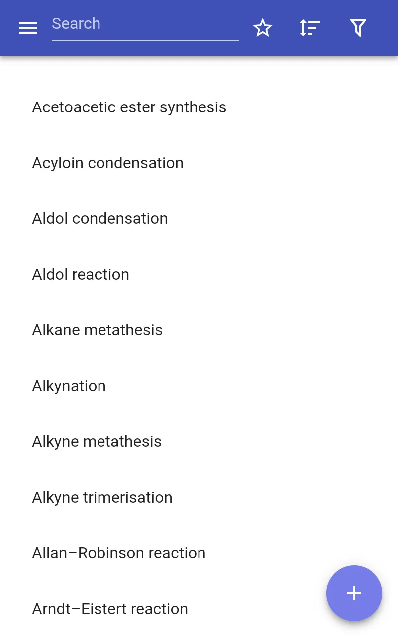 Organic reactions | Indus Appstore | Screenshot