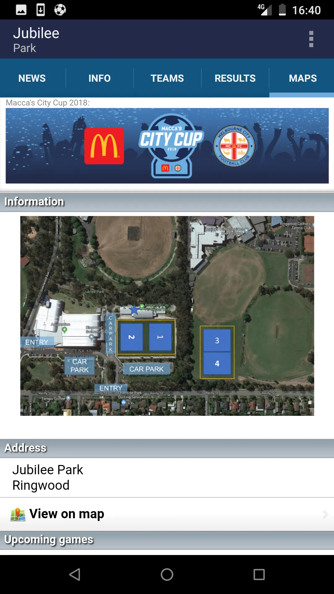 Macca's City Cup | Indus Appstore | Screenshot