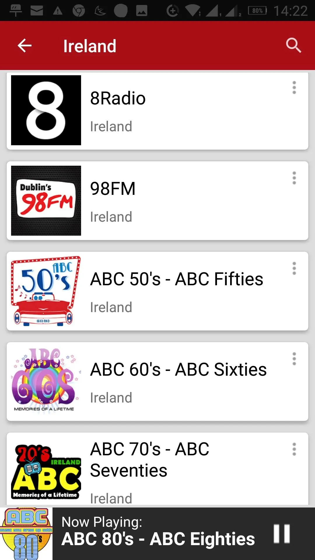 Ireland Radio Stations | Indus Appstore | Screenshot