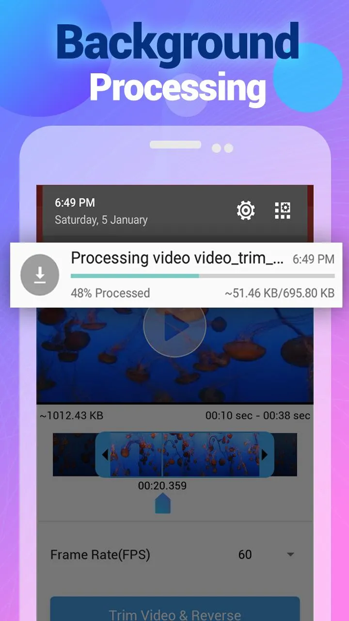 Reverse Video | Indus Appstore | Screenshot