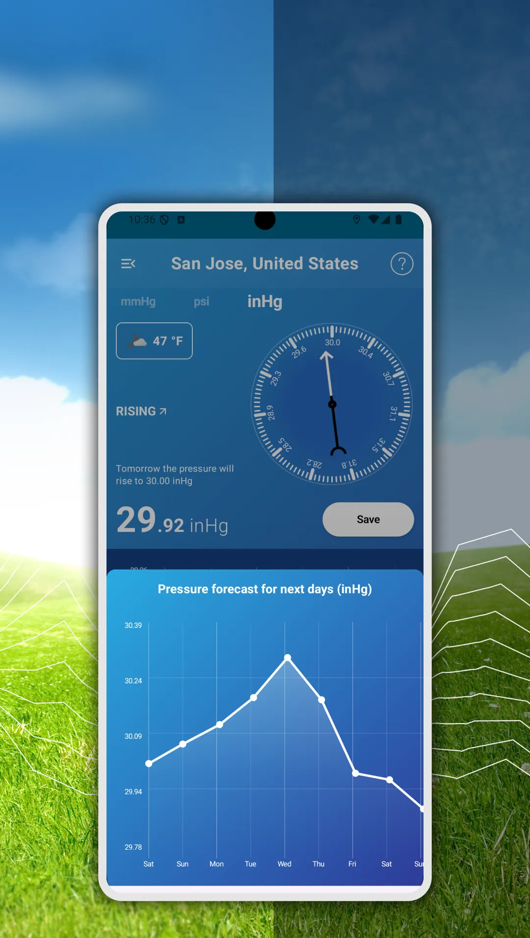 My Barometer and Altimeter | Indus Appstore | Screenshot